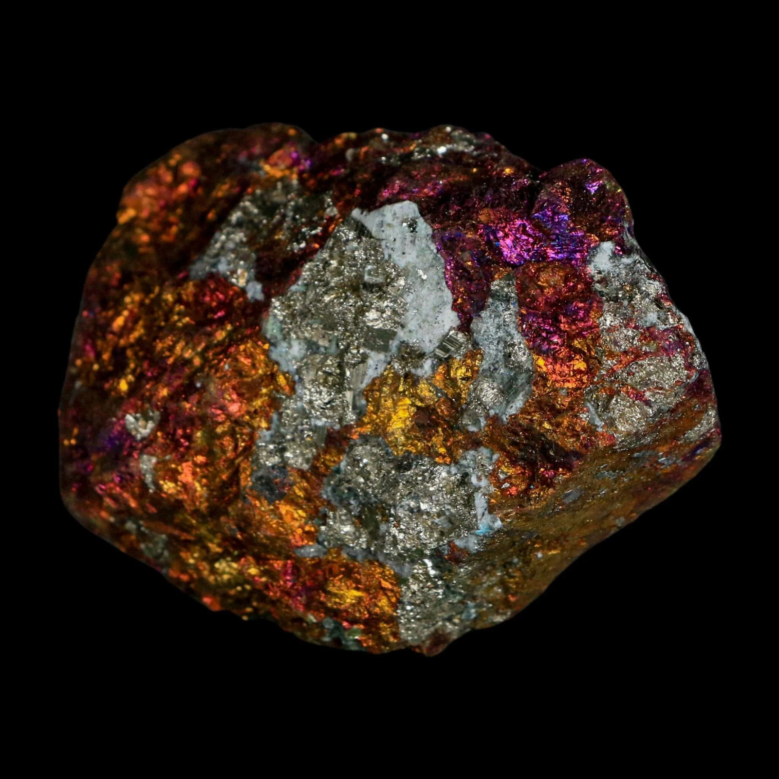 2.8″ Chalcopyrite Bornite Brilliant Multicolored Peacock Ore Chihuahua Mexico