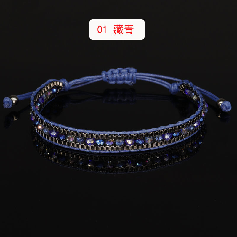 Originality Retro simplicity Bracelet Quartz Braided rope Push-pull Bracelet