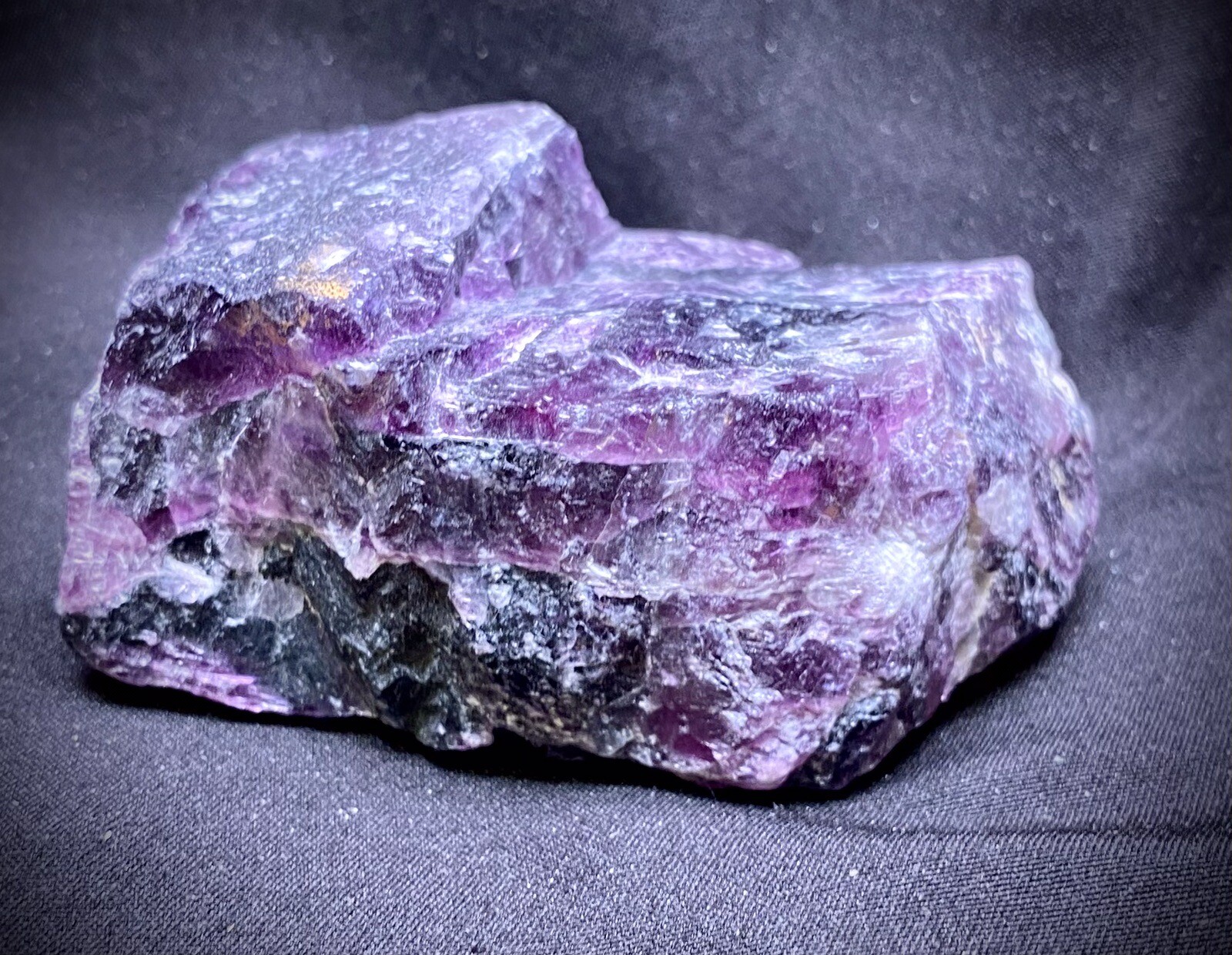 Natural Dark Purple Fluorite Specimen