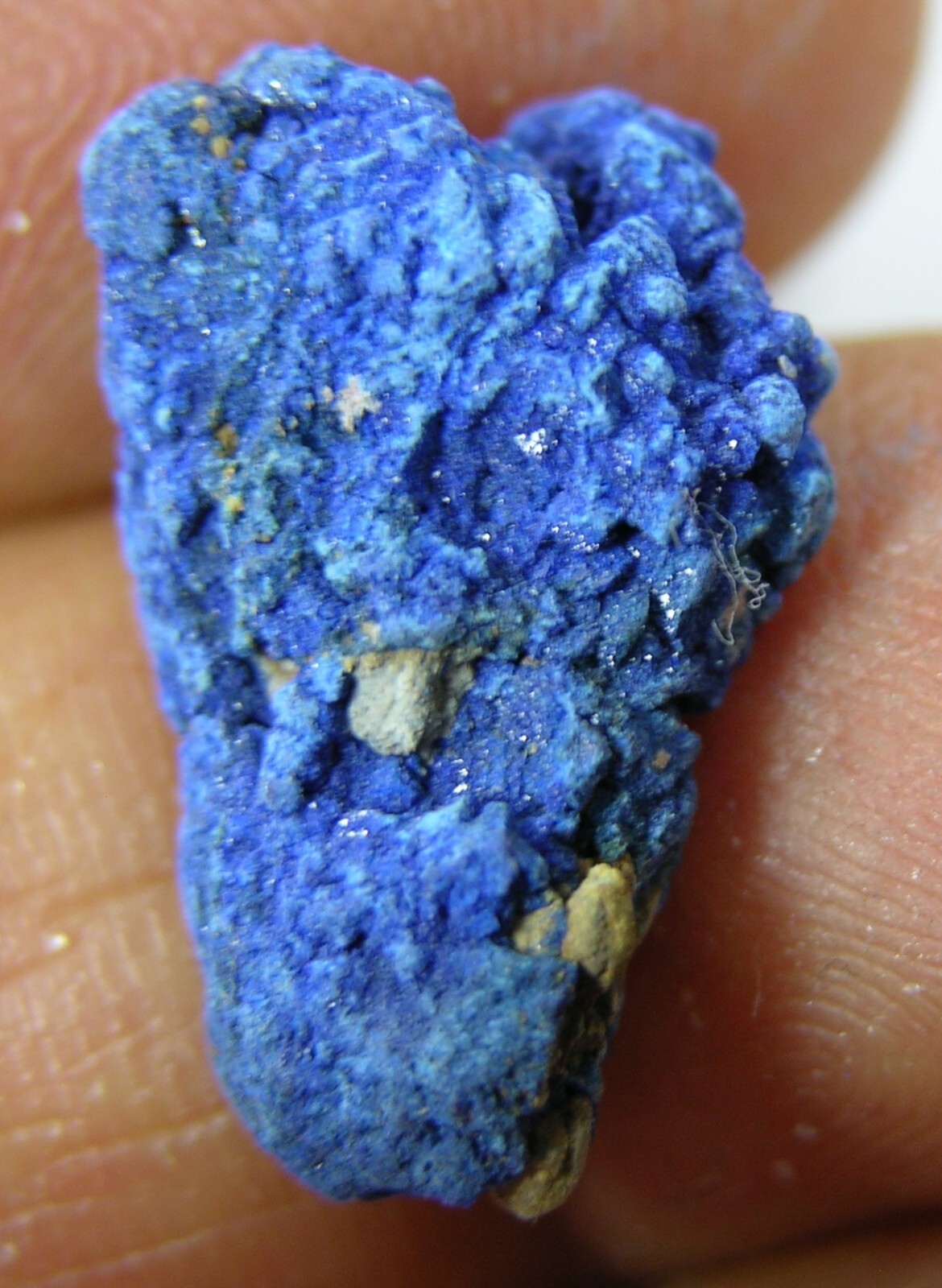 #7 Africa 13.50ct Natural Deep Blue Azurite Crystal Mineral Specimen 2.70g 18mm