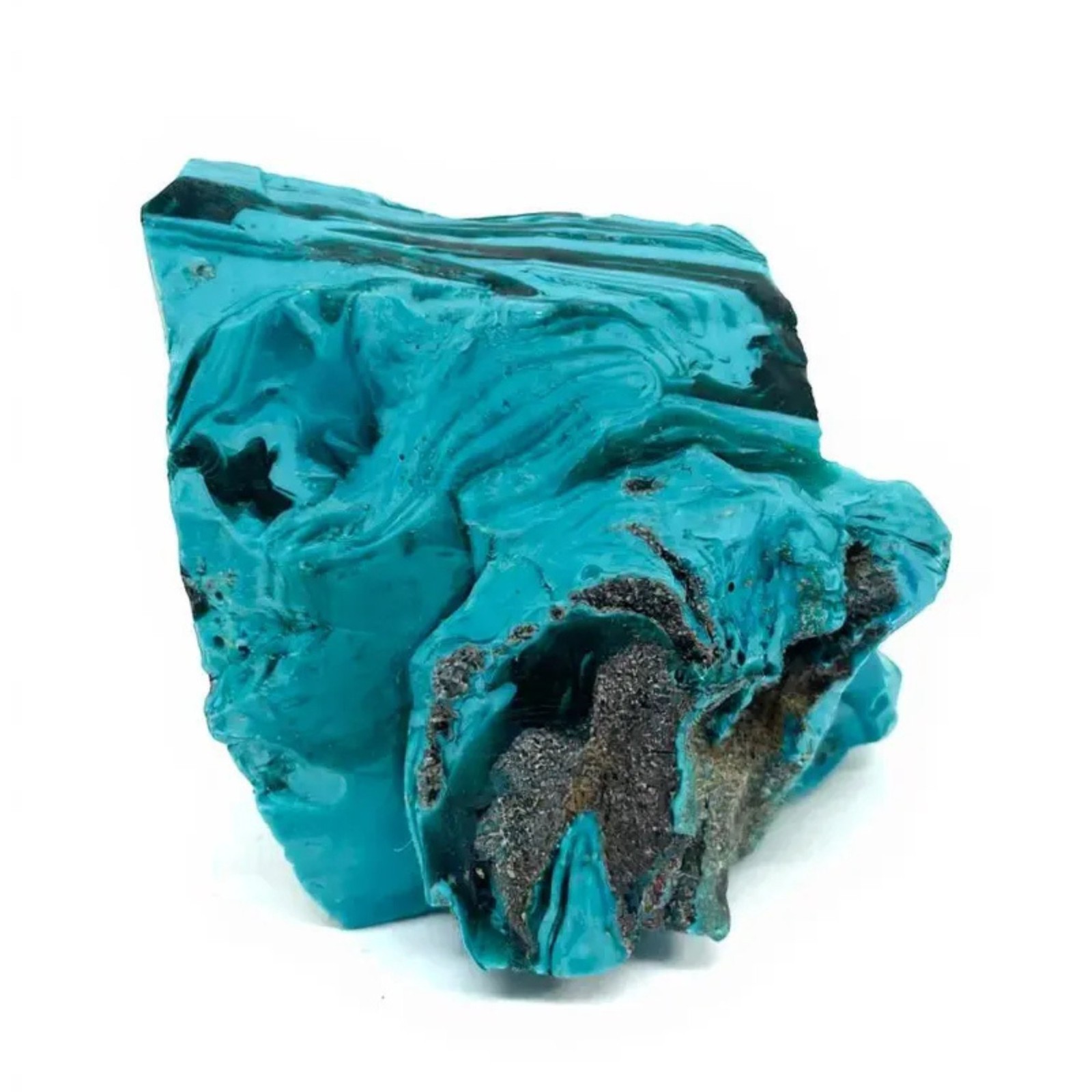 Turquoise Obsidian Rough Gemstone Natural Raw Healing Crystal 225-325CT