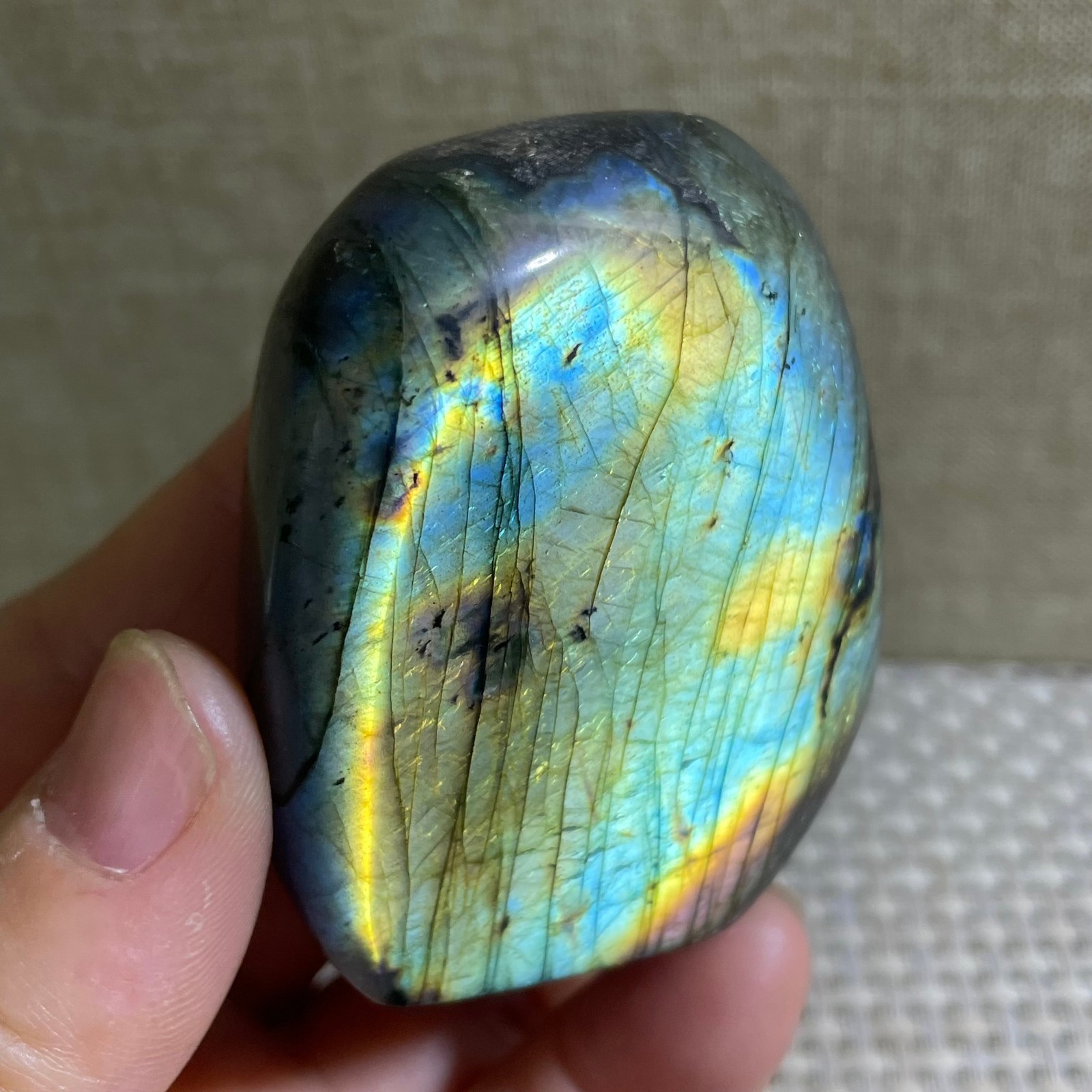 Natural Labradorite Crystal gemstone rough original Specimen 120g