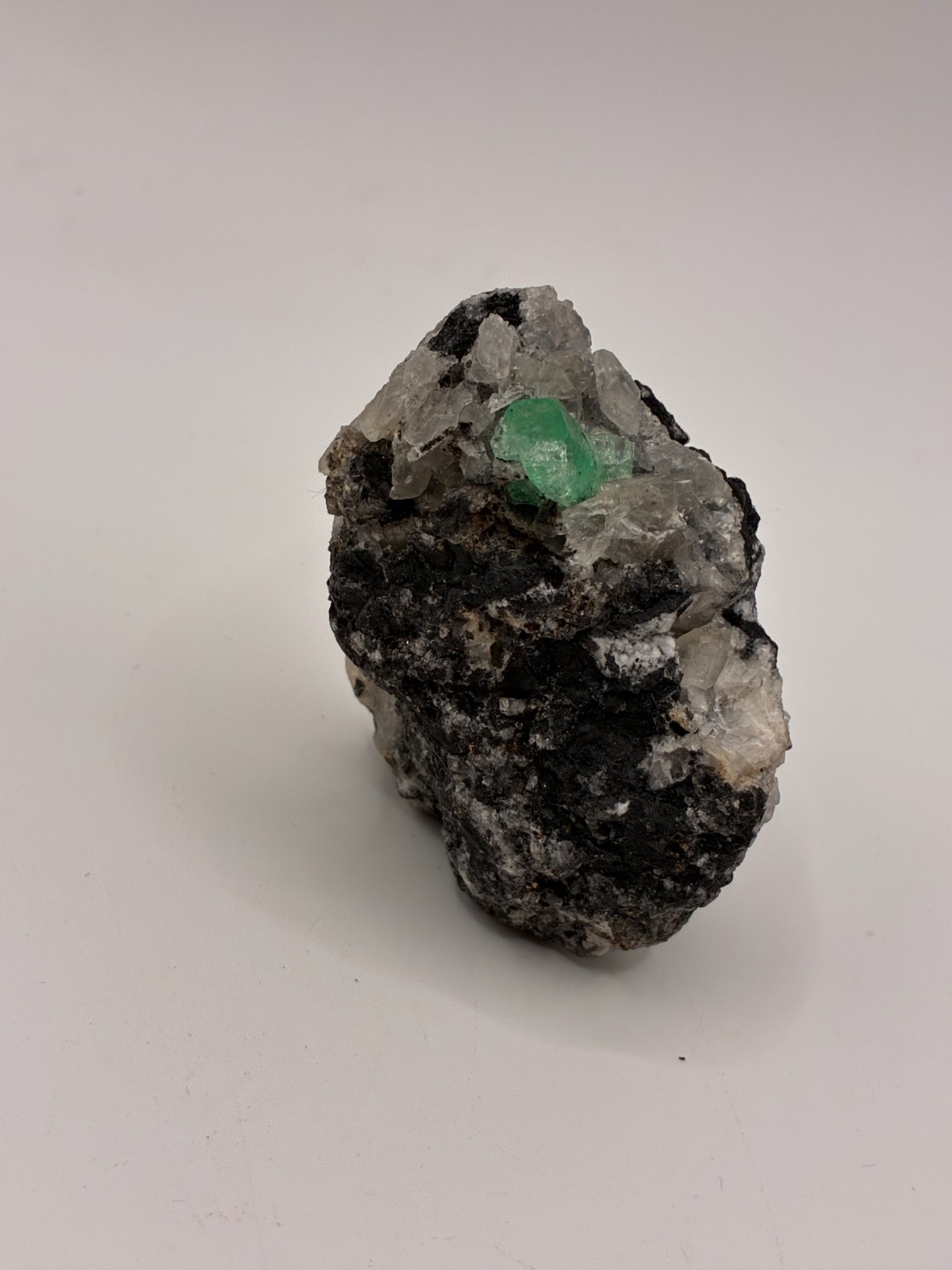 Rough Crystal Colombian Emerald Raw Matrix Collector Piece, Natural Not treament