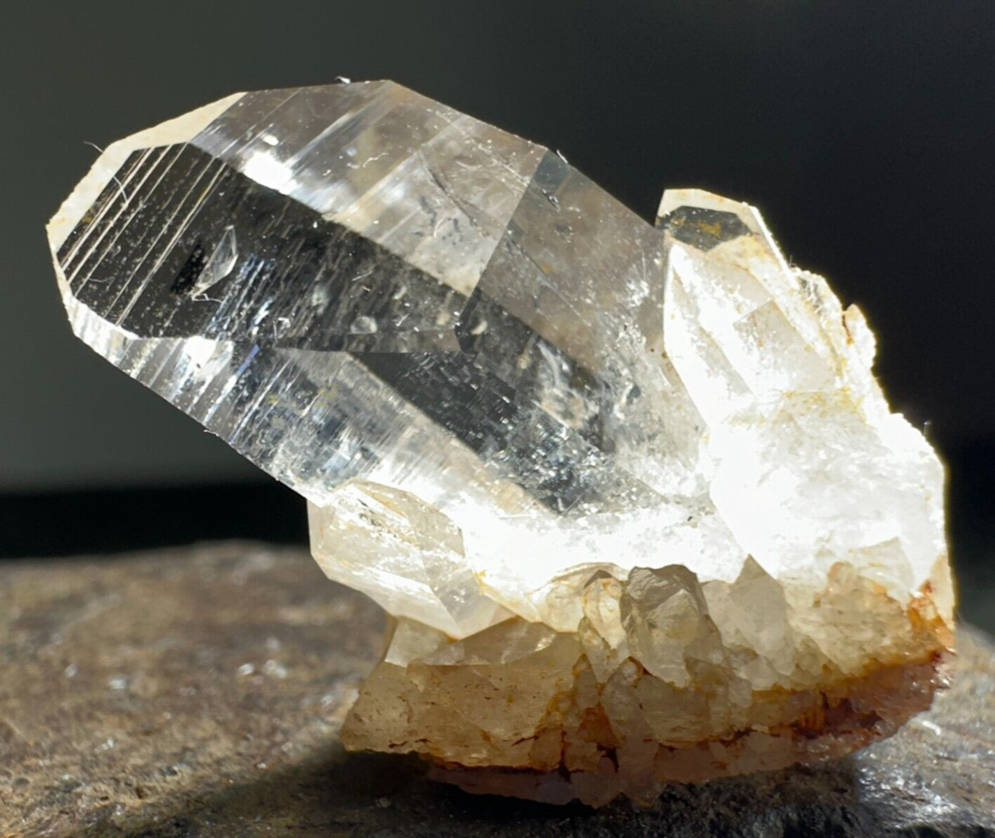 ➤ 1-1/8 Inch QUARTZ CRYSTAL CLUSTER- Hot Springs Arkansas VIDEO➤396