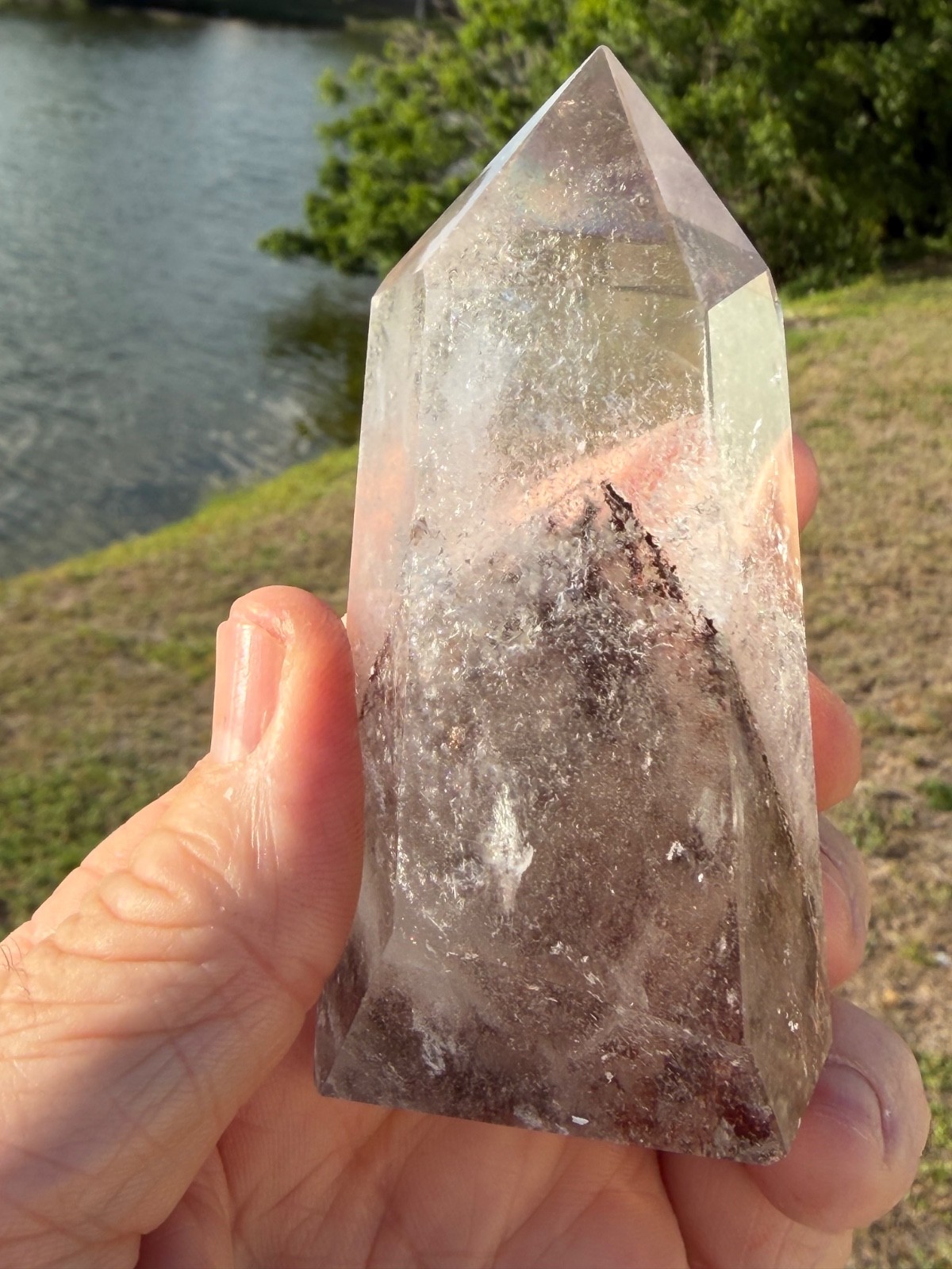 Garden Quartz Tower Crystal Point Gemstone 3.75″ 211 grams