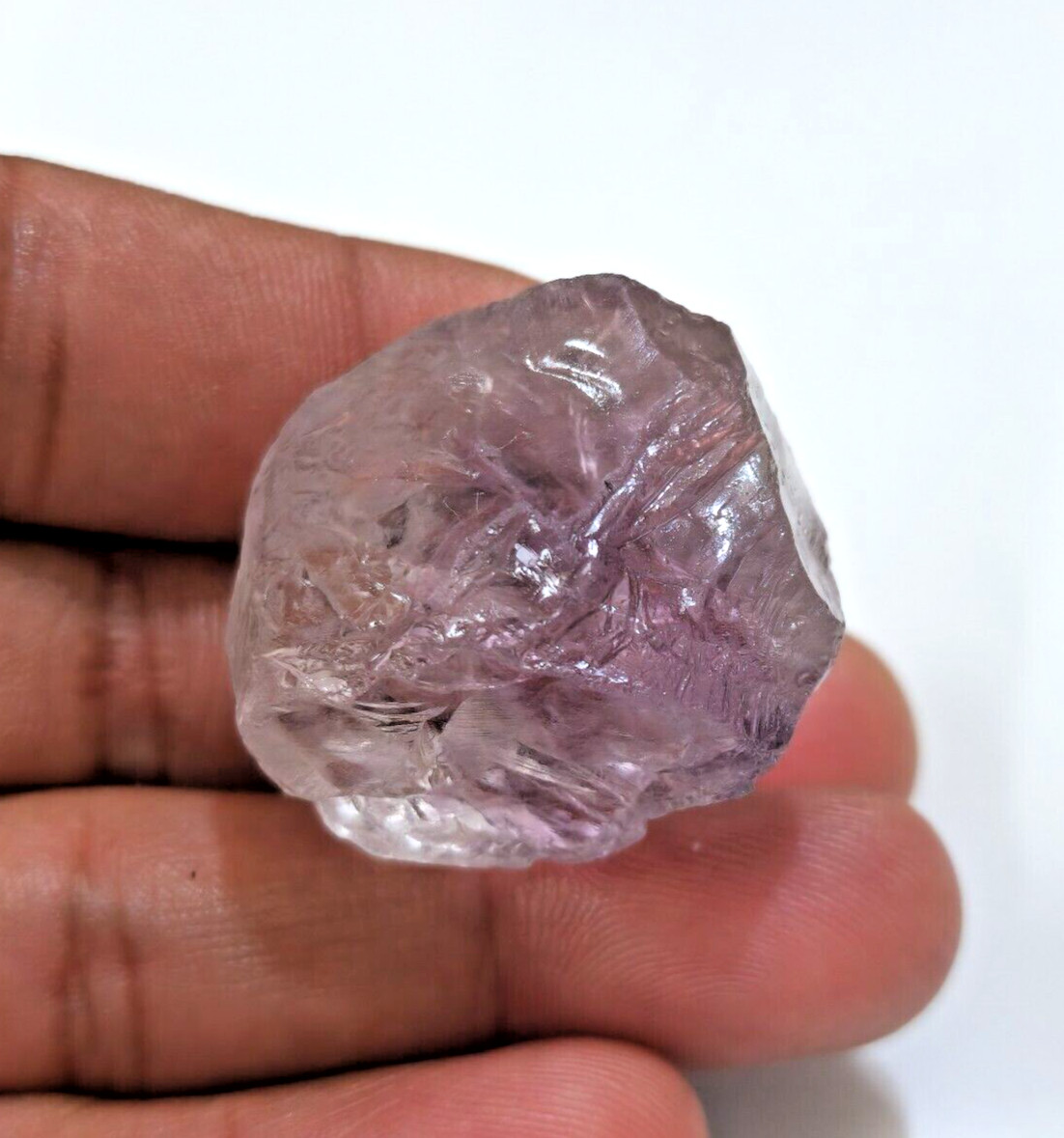 Excellent Pretty Pink Amethyst Raw 144 Crt Amethyst Crystal Rough Making Jewelry