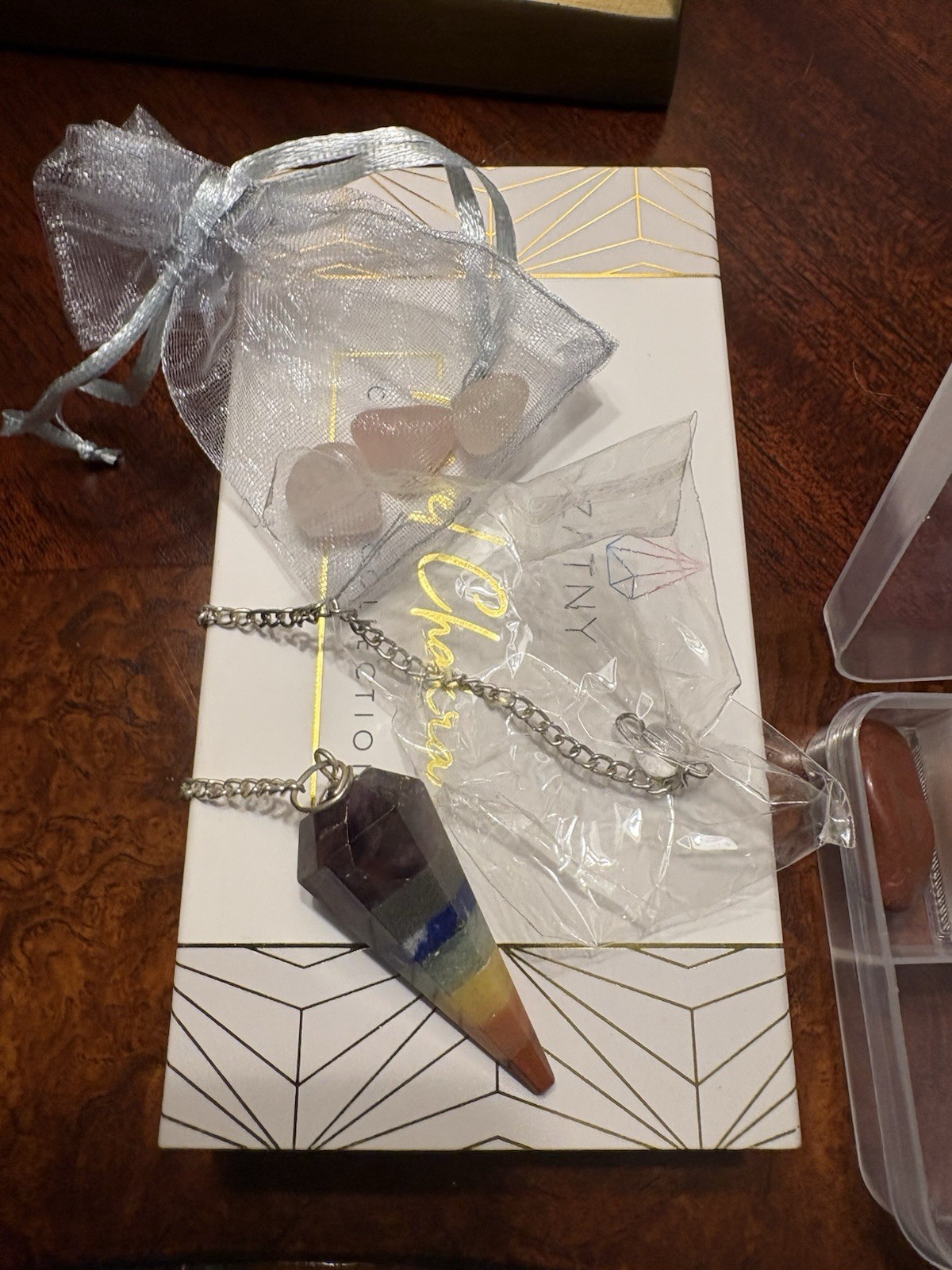 ZATNY Travel Chakra Crystals & Healing Stones Collection – 7 Chakra Set