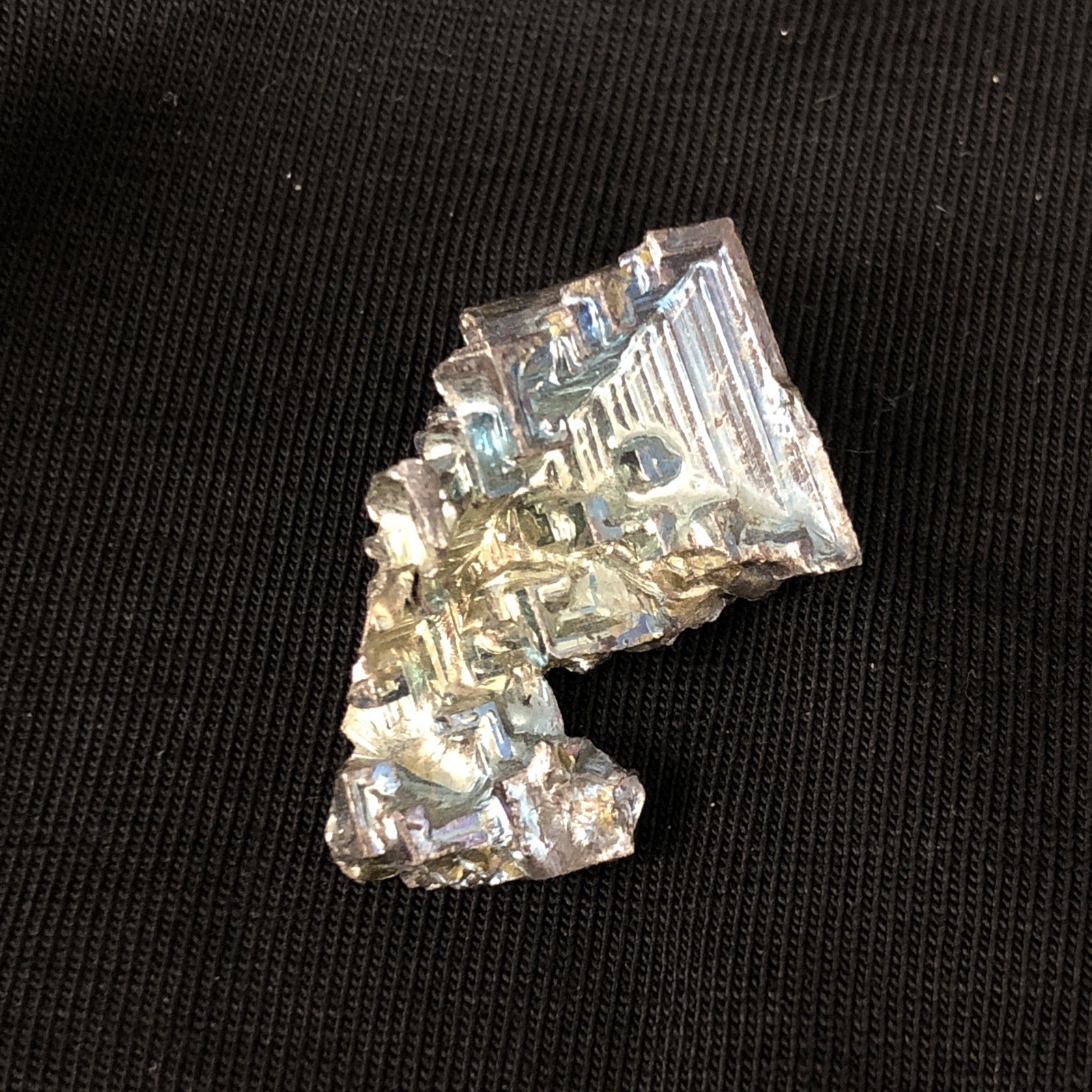 Bismuth Crystal Cluster Specimens Job Lot, x17 Pcs, 158g, Rainbow Aura Titanium