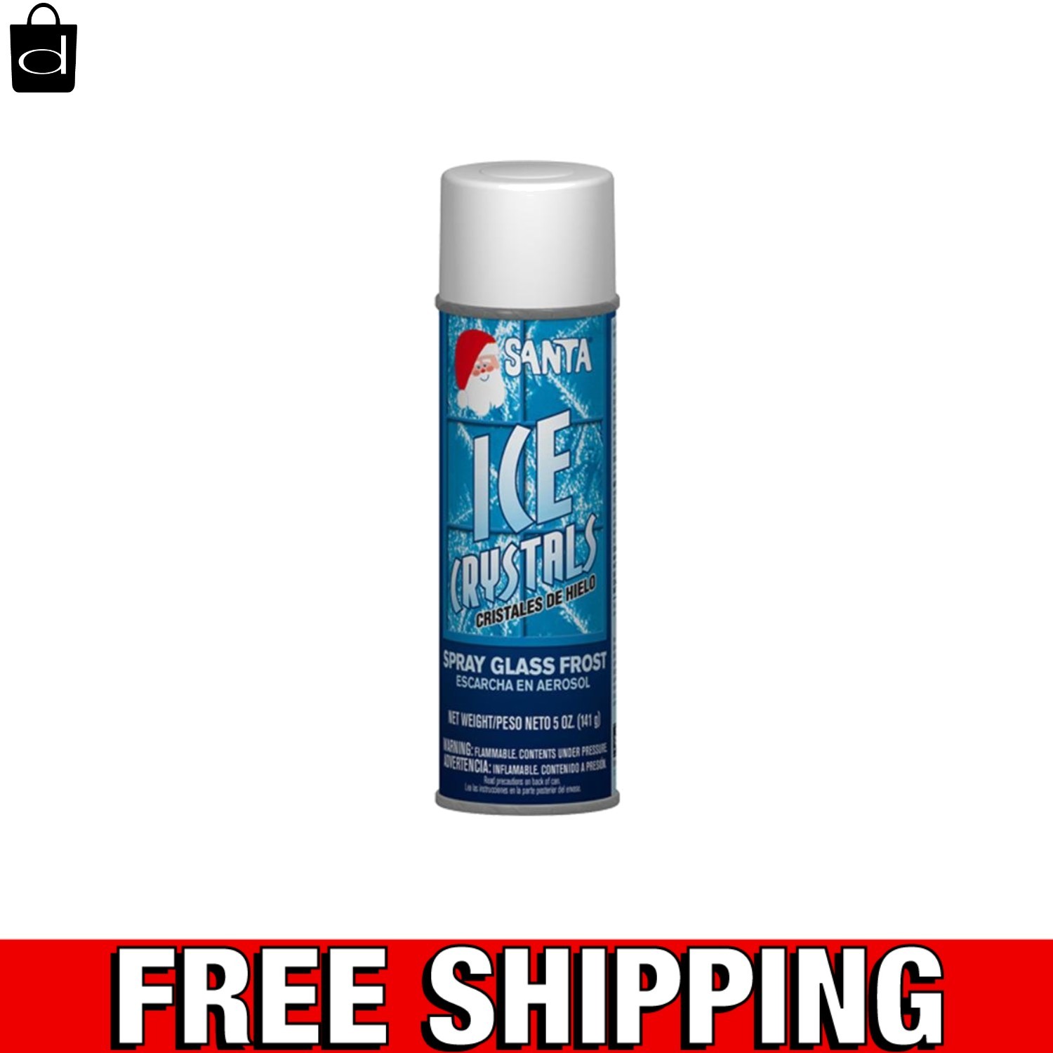 5-Ounce Ice Crystals Frost Spray – Transform Your Decor into a Winter Wonderland