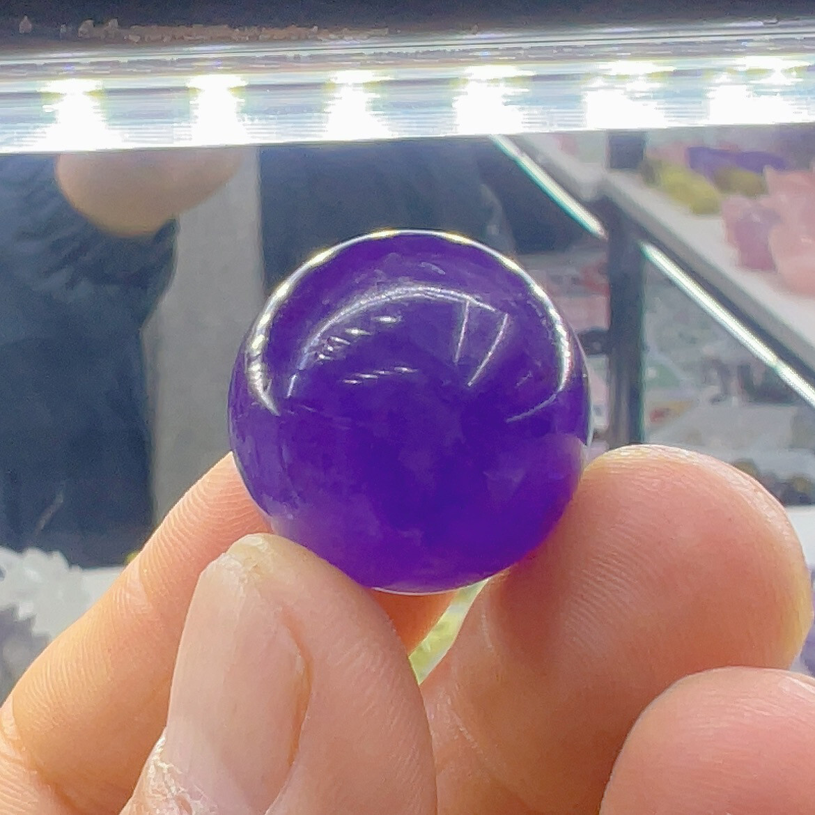 1pc Natural Amethyst Quartz Sphere Crystal Ball Reiki Healing 20mm