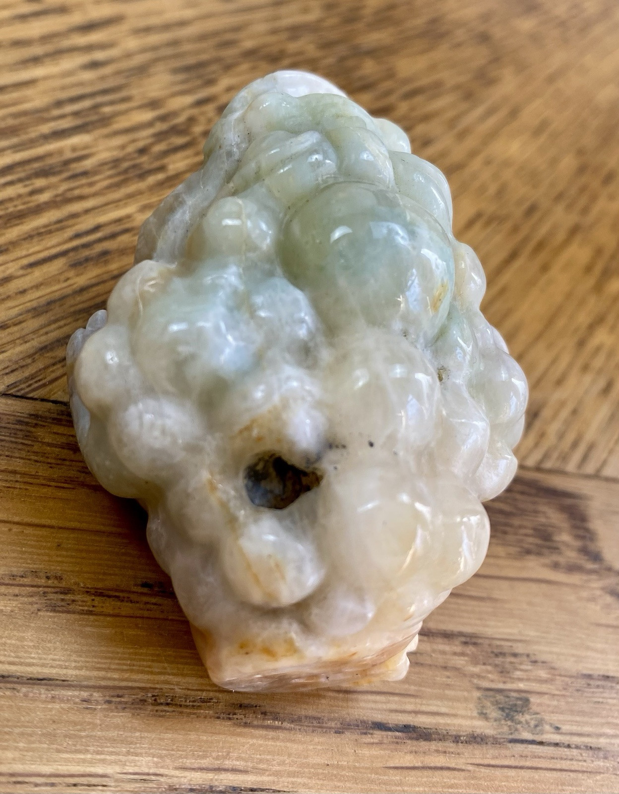 Crystal Caribbean Calcite 3 Leg Money Toad Frog Coin Shui Prosperity 103g (4)