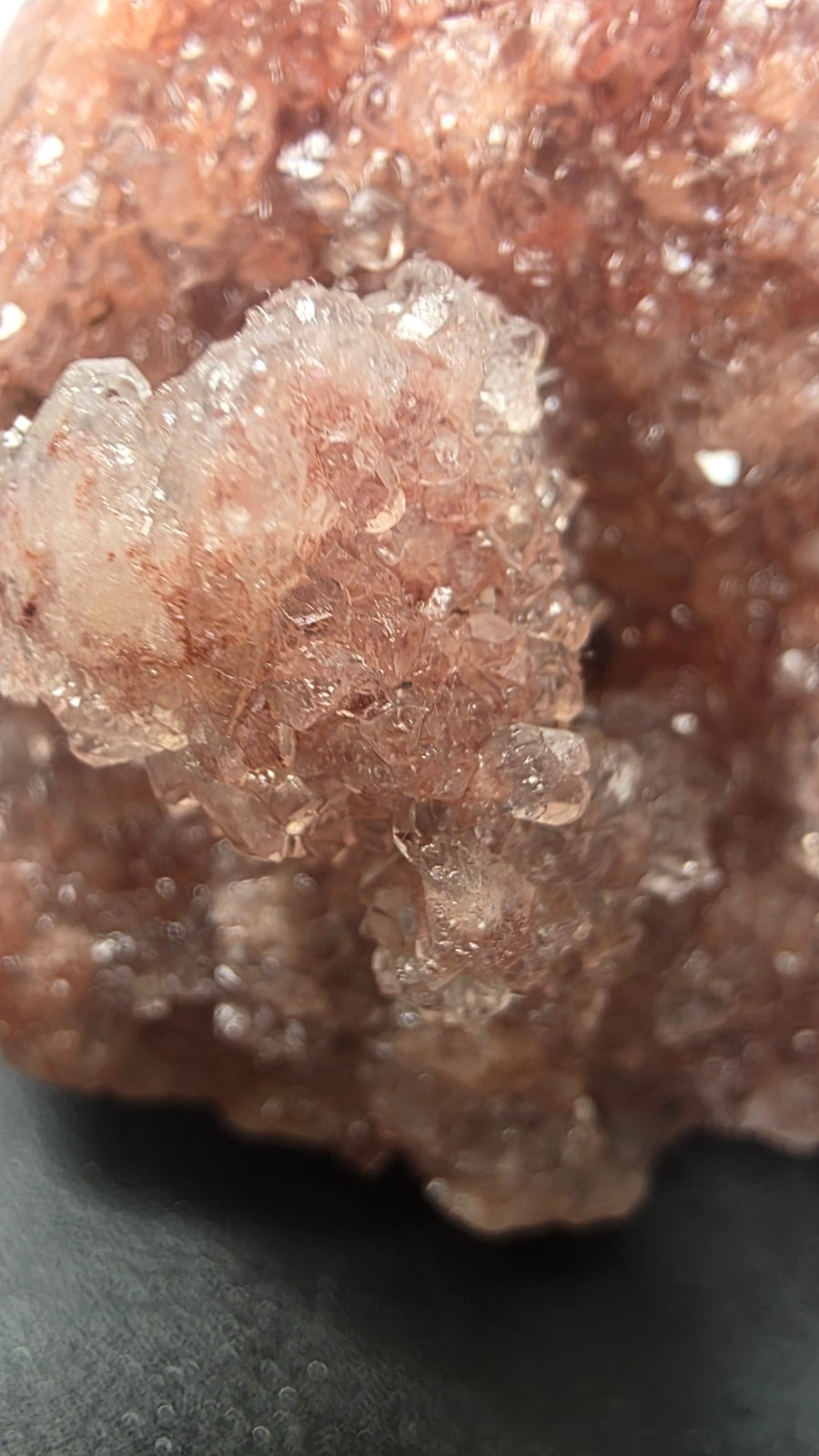Patagonian Pink Amethyst Druzy Freeform Argentina Self Standing 148.58g
