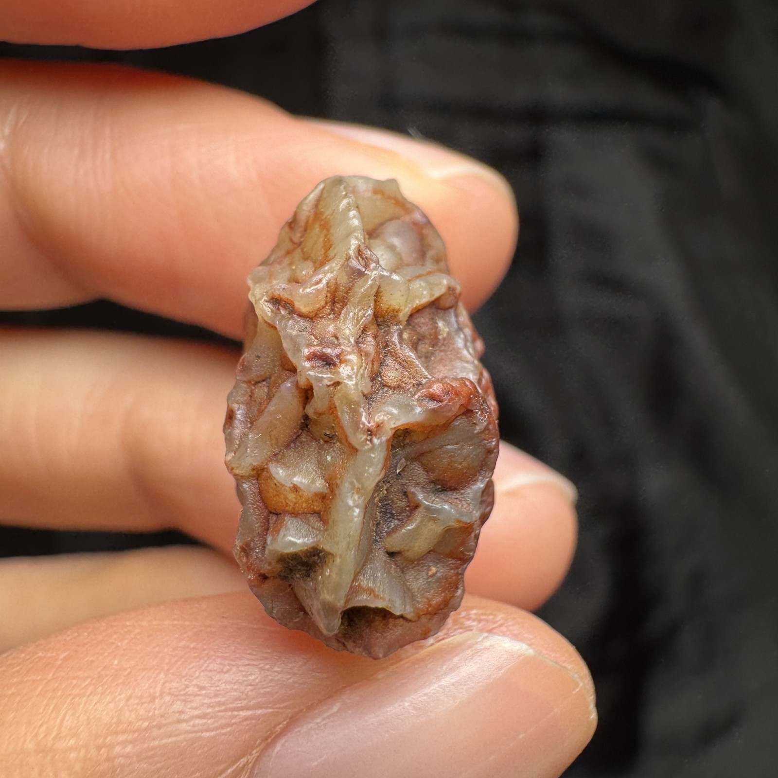 2cm/4.4g Raw Alxa Gobi Vein Agate, Mongolia-5463