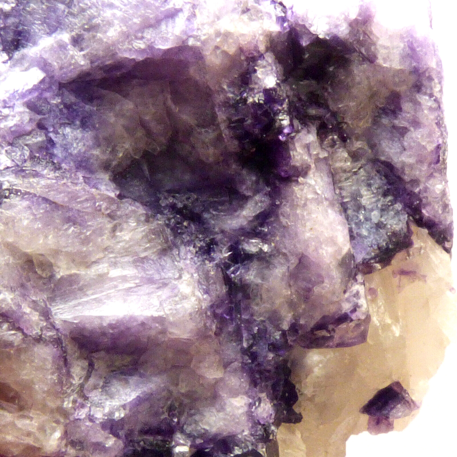 Blue John Fluorite Crystal Display Specimen Derbyshire UK 43mm 85g Unpolished