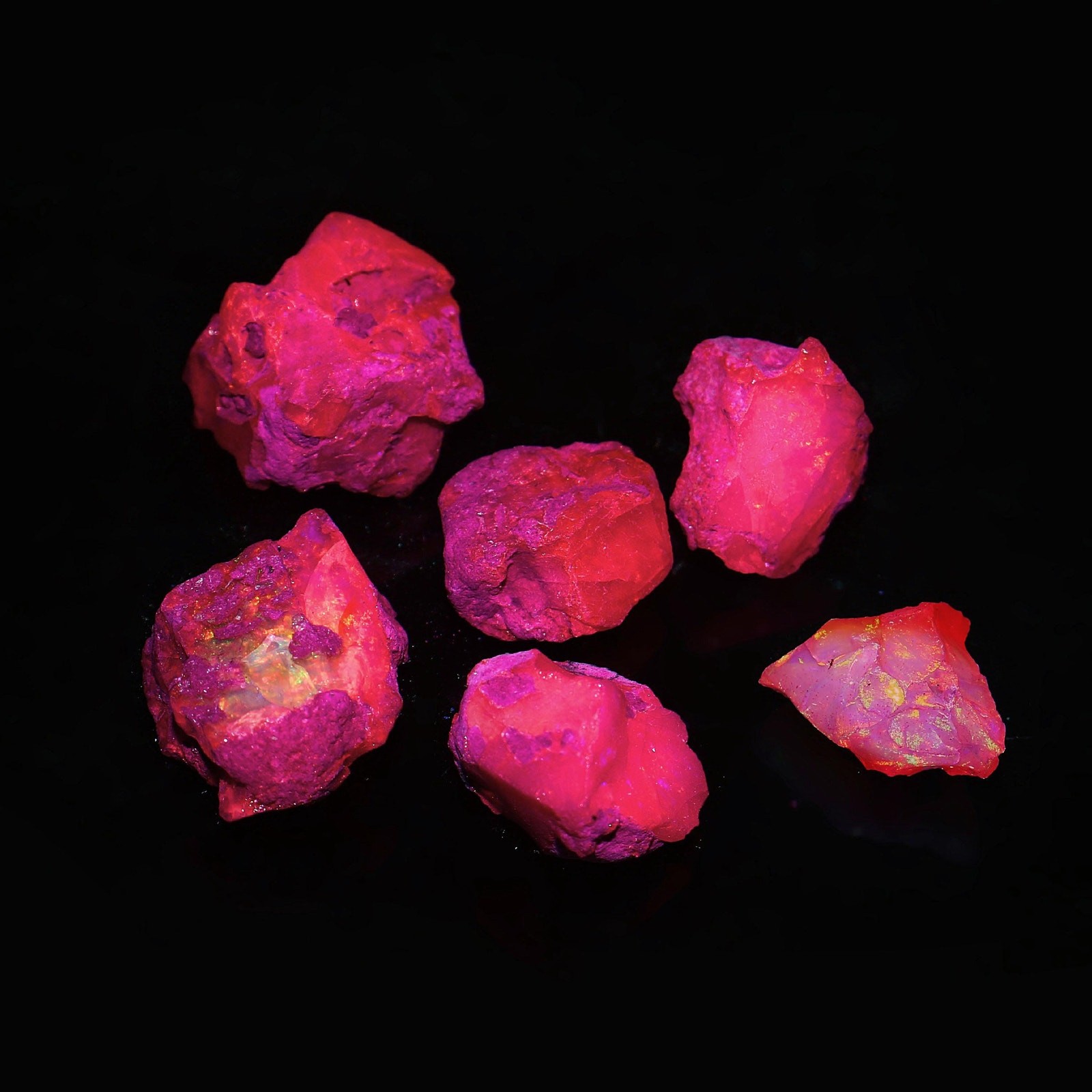 Natural Ethiopian Pink Opal Rough | AAA Grade Raw Crystal