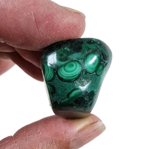 Malachite Polished Stone from the Congo 23.1 grams