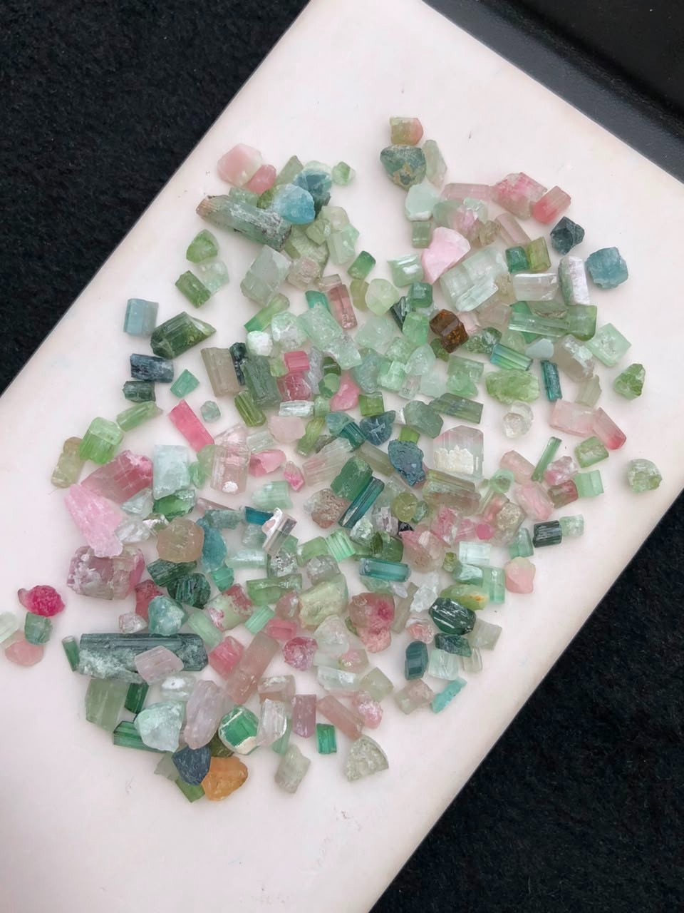 210 carat amazing Natural mix color tourmaline rough lot from Afganistan