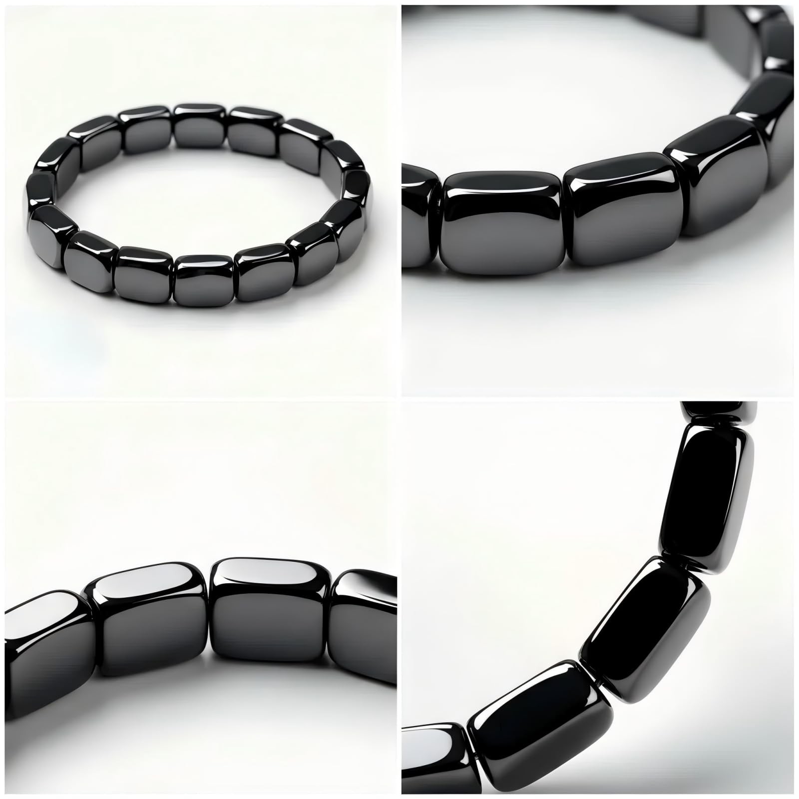 Men’S Hematite Bracelet, Natural Hematite Fashion Men’S Bracelet. Reignite Mascu