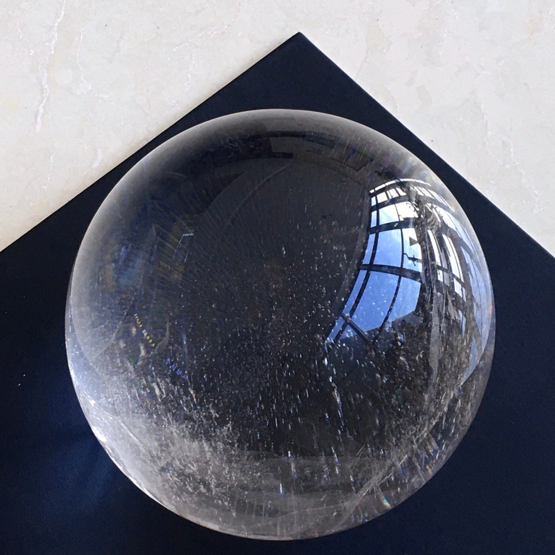 15.3LB Natural Clear Quartz Sphere Large Crystal Ball Reiki Healing