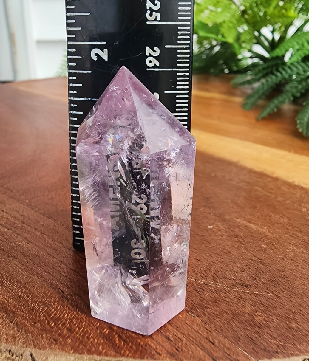 30 grams Amethyst Tower Reiki Healing Point 1-7/8″ Tall