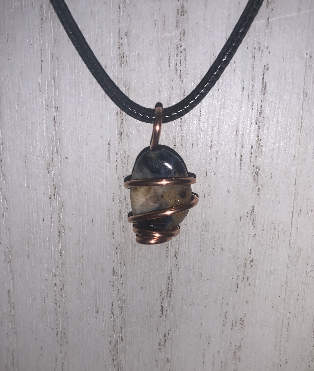 Handmade Natural Polished Pietersite Crystal Healing Stone Namibia Necklace