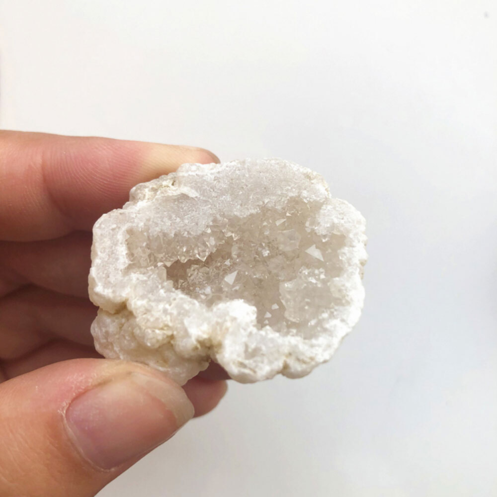 1pc Quartz Crystal Cornucopia Natural Agate Geode Healing Stone Mineral Specimen
