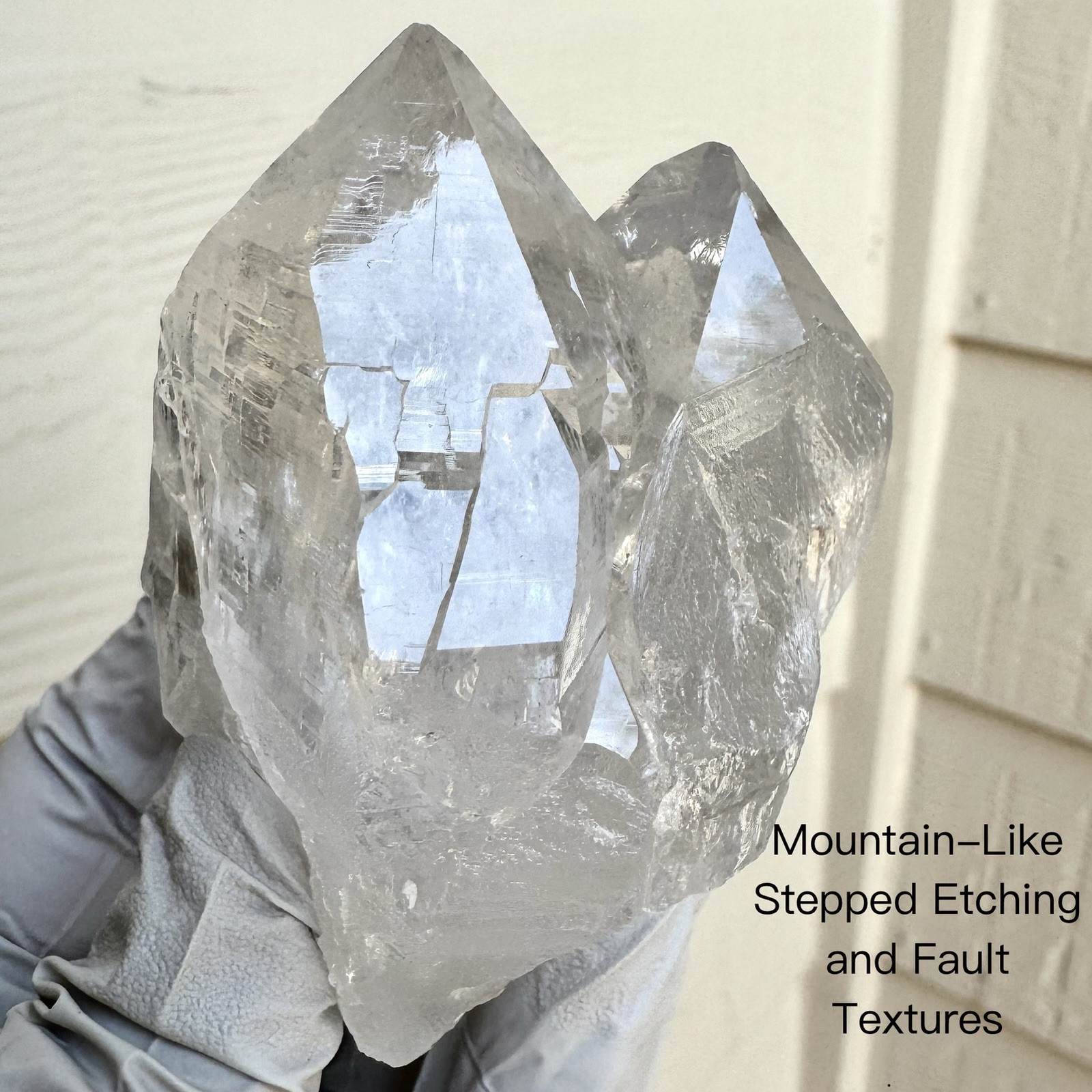 “The Twin Citadel” Ganesh Himalayan Twin Quartz Mica Rainbow Akashic Crystal