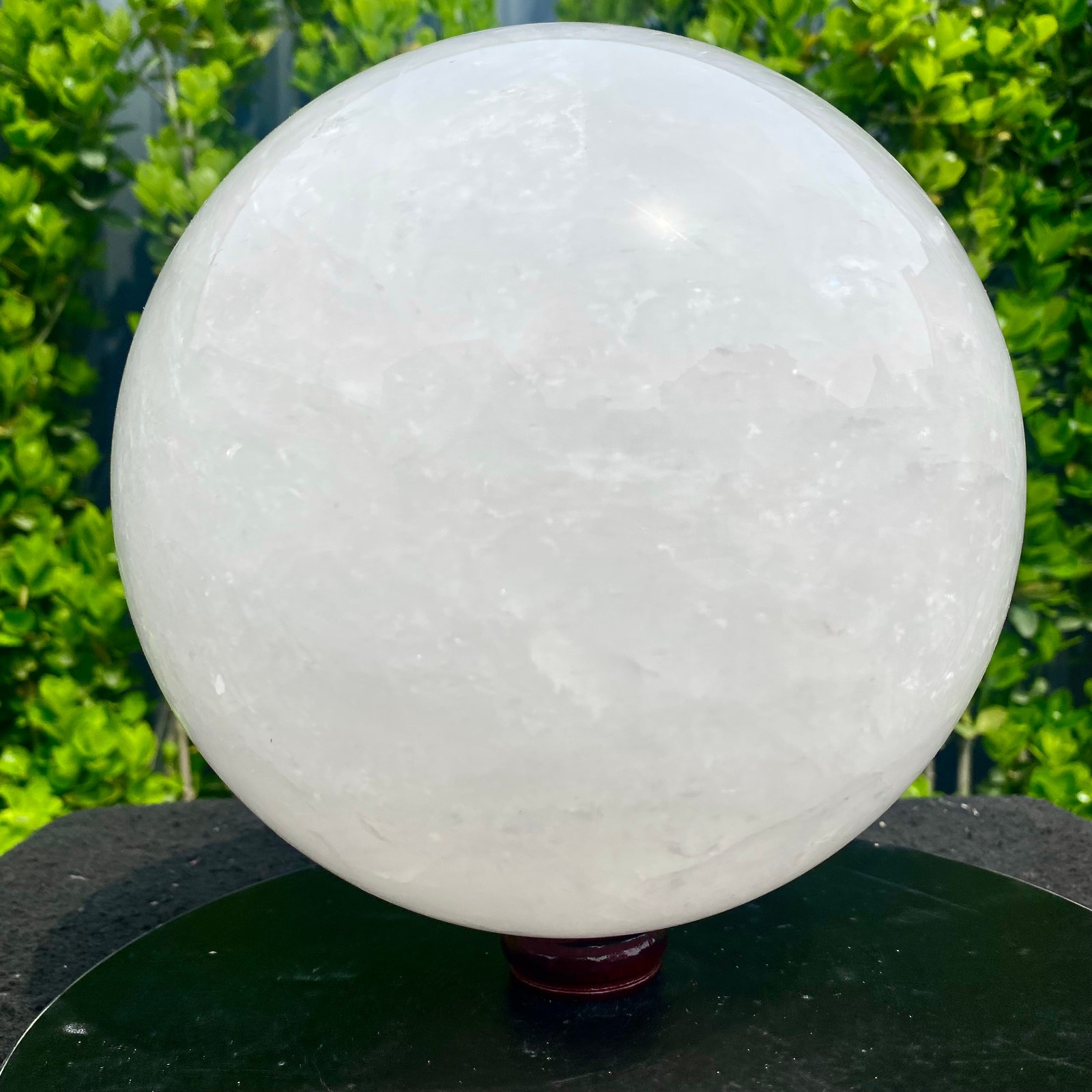 21.82LB white crystal quartz crystal ball Reiki repair