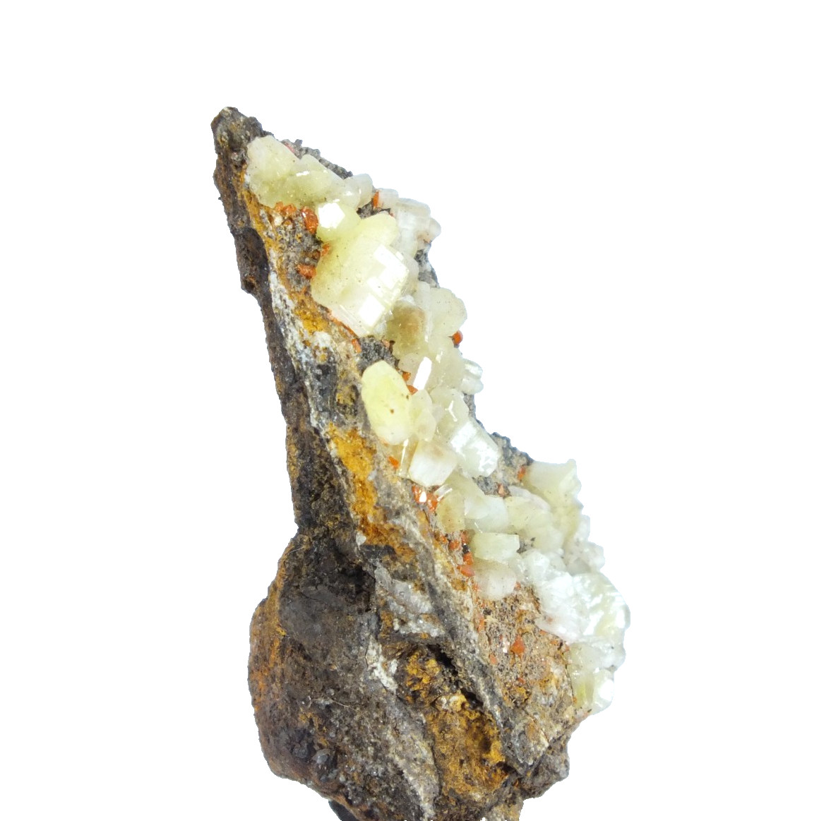 Chrome Cerussite Crystals. Magnet Mine Waratah Tasmania Australia (EA12108)