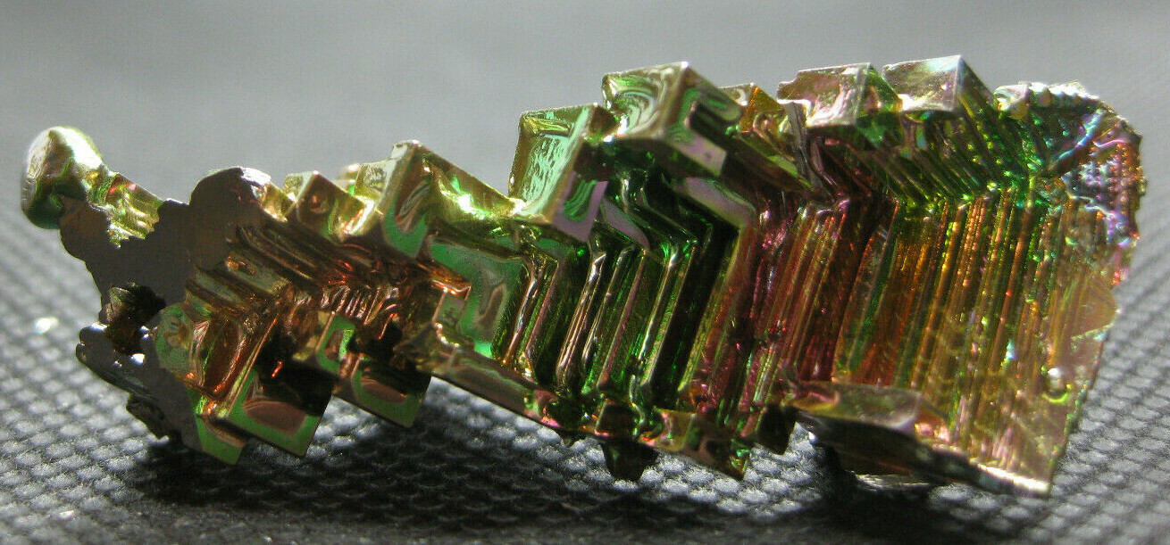 3 Pieces Bismuth Crystal Specimens Rainbow Colors 46 Grams Gemstone Mineral #603