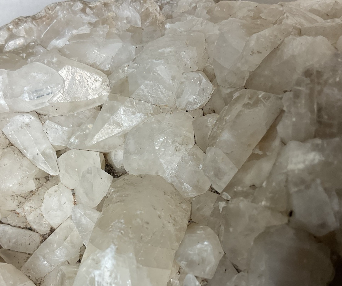 8 Ib 3 Oz Large Natural Quartz Crystal Cluster Specimen 9.5”x6”x4.5”