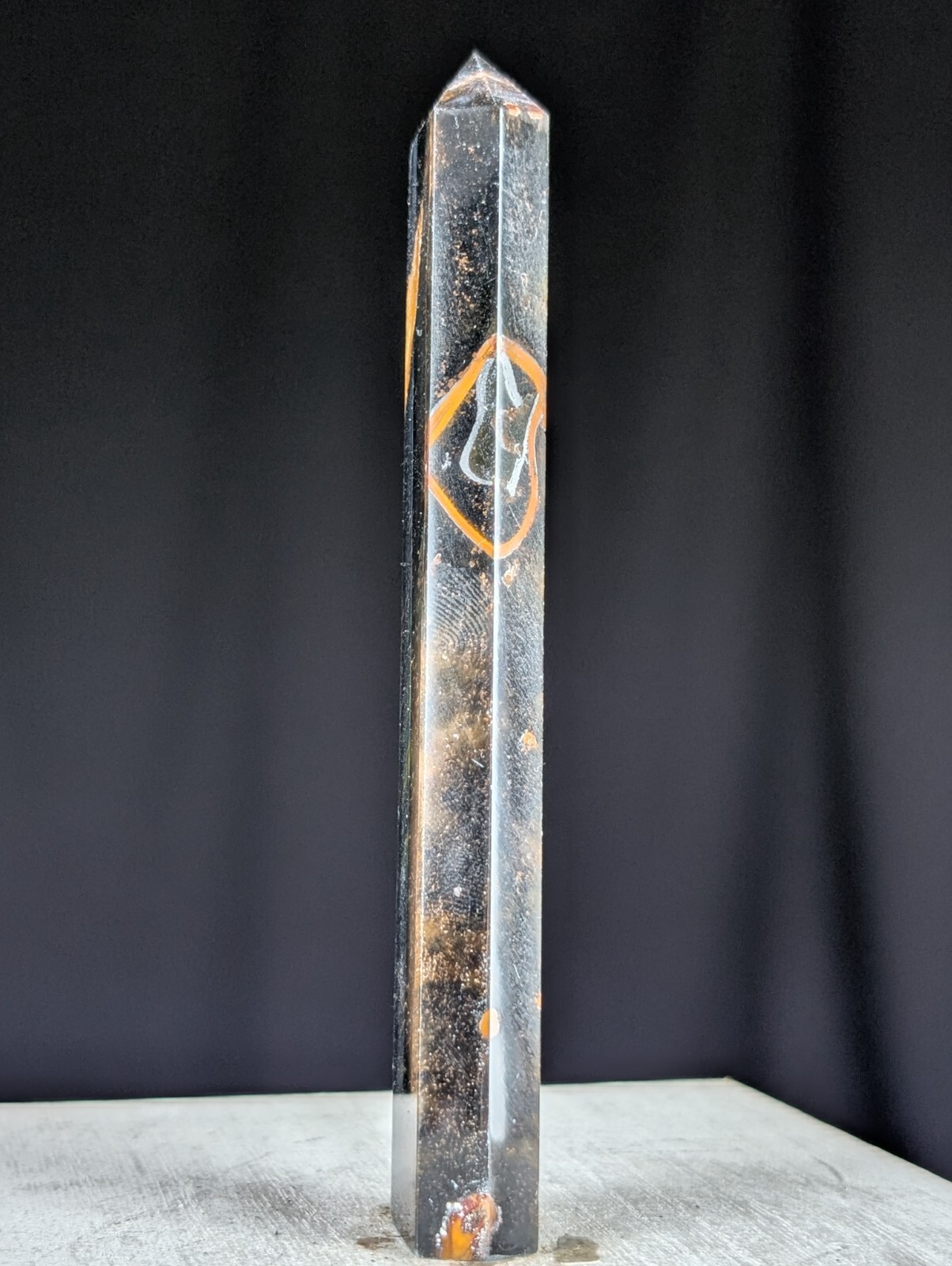 Blue Tiger Eye Tower Crystal Gemstone Point Chakra Mineral