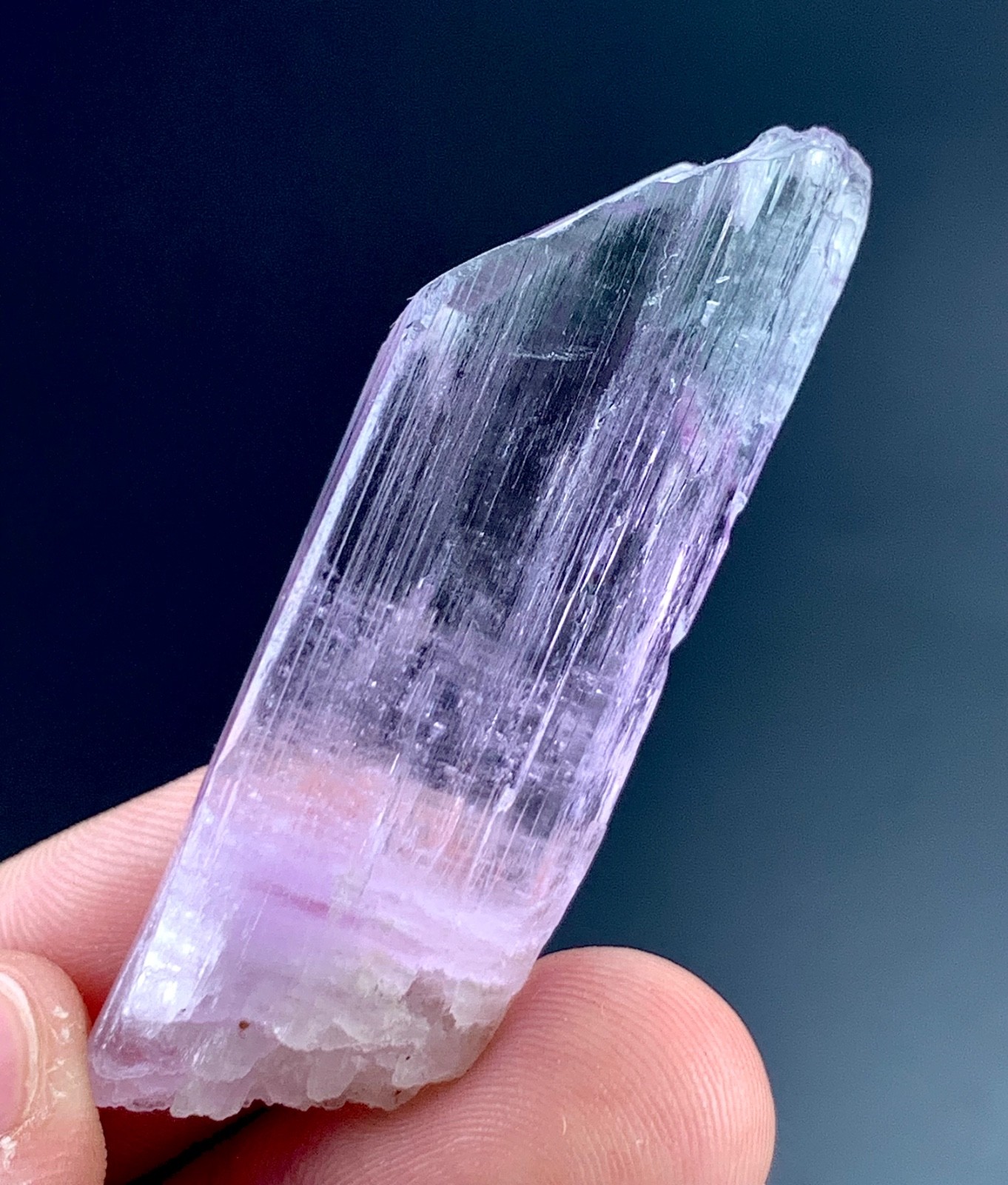 91 Carat Natural kunzite Crystal Specimen From Afghanistan