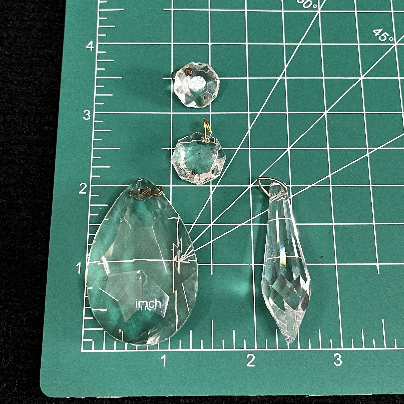 Chandelier Prism French Pendalogues Teardrop Spear Plastic Crafter Project DIY