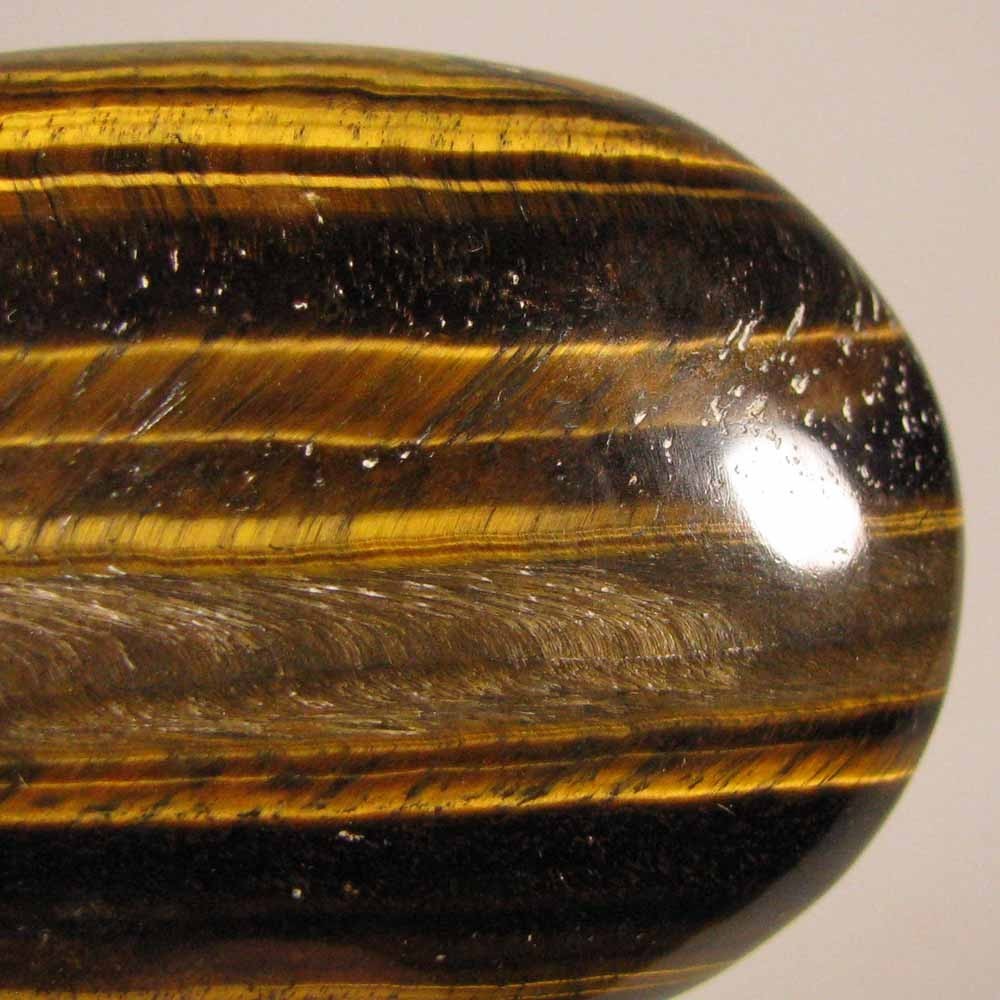 2.3″ TIGER EYE Gemstone Polished Palm Stone – South Africa