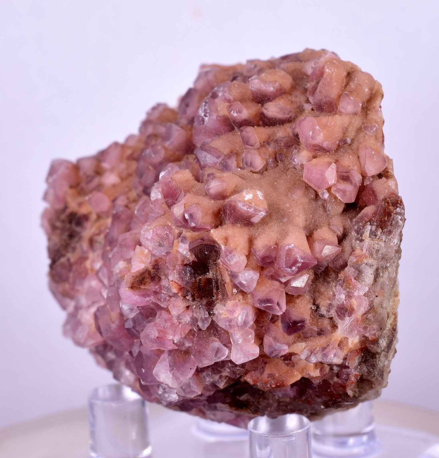 5cms COBALTOAN CALCITE SHINY CRYSTAL MOROCCO MINERAL SPECIMEN GB61