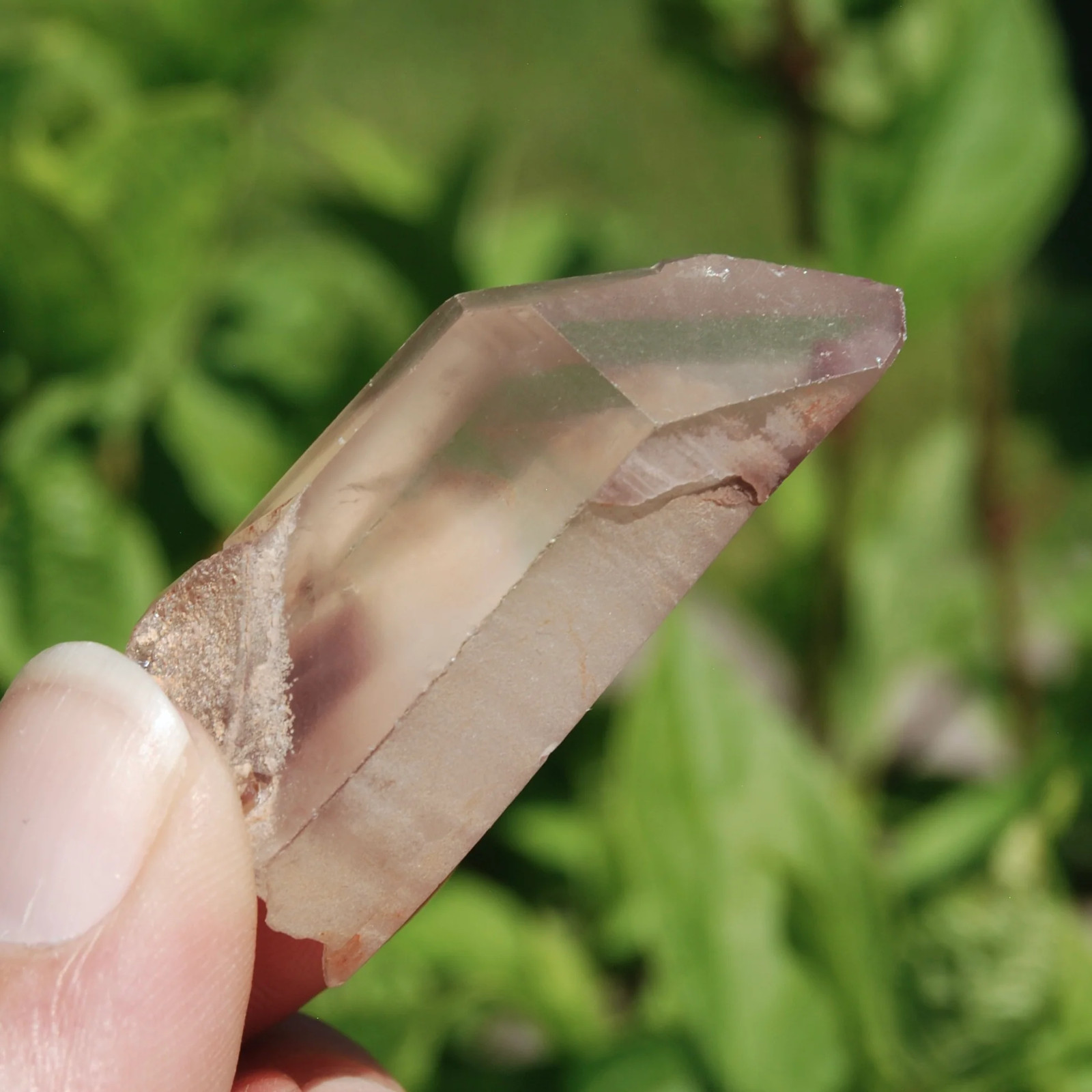1.8in 22g Rare Pink Lithium Lemurian Quartz Crystal, Brazil c9