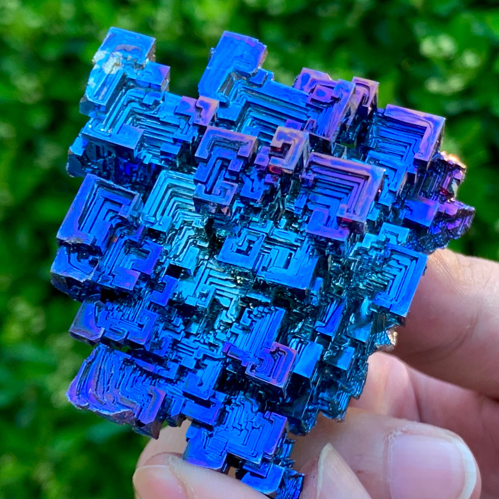 139G ram Bismuth rainbow crystal elementBi gemstone Mineral specimen healing