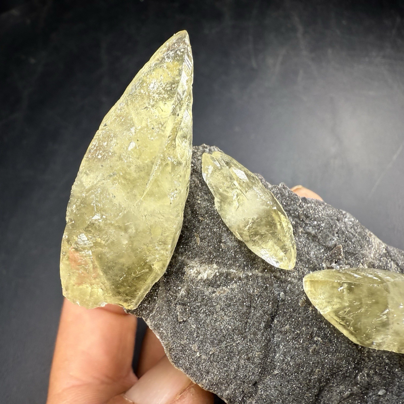 Calcite Crystals with Chalcopyrite Pyrite & Dolomite on Matrix / Missouri