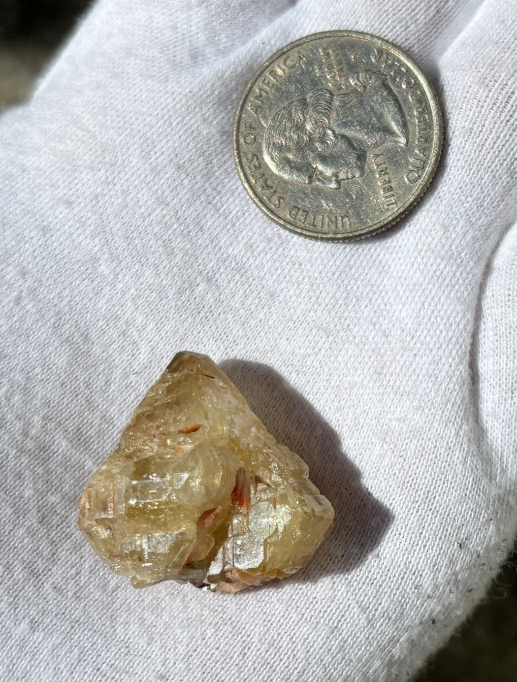 USA SALE SEE VIDEO 37g ETCHED CERUSSITE CERRUSITE CERRUSSITE CRYSTAL BARITE SKEL