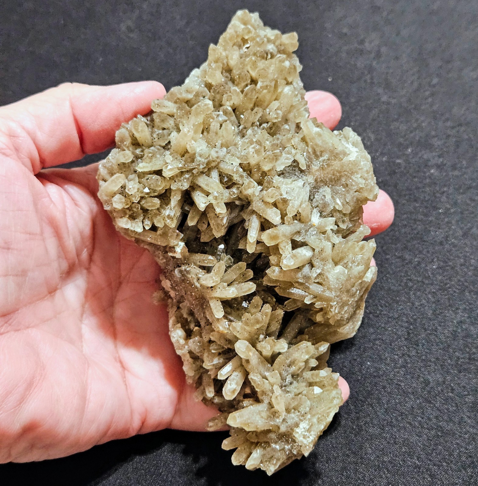 Natural Raw Smoky Quartz Crystal Cluster Mineral Specimen, Healing, 290g
