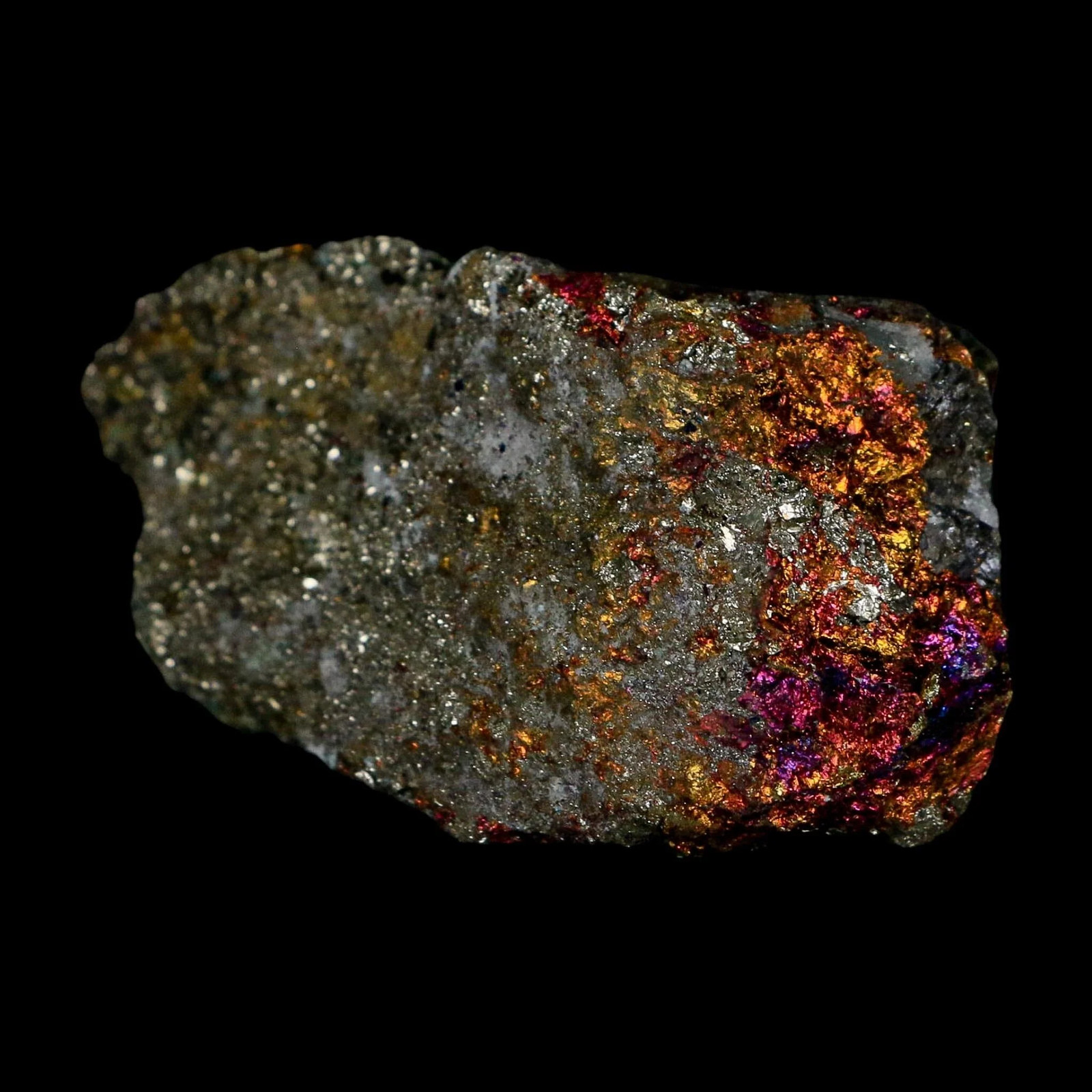 2.7″ Chalcopyrite Bornite Brilliant Multicolored Peacock Ore Chihuahua Mexico