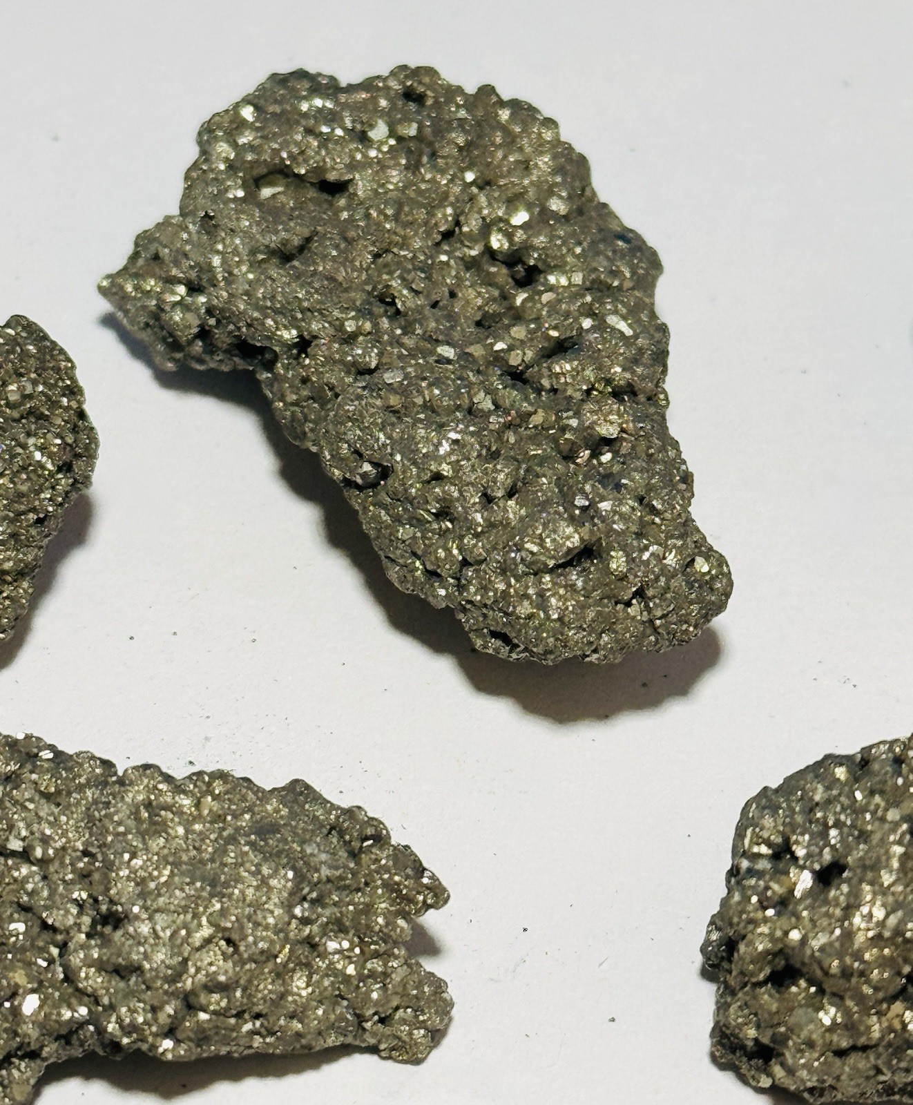 25 Natural Iron Pyrite Rough Specimens 1 Lb 1 Oz Mineral Crystal Lot Fool’s Gold