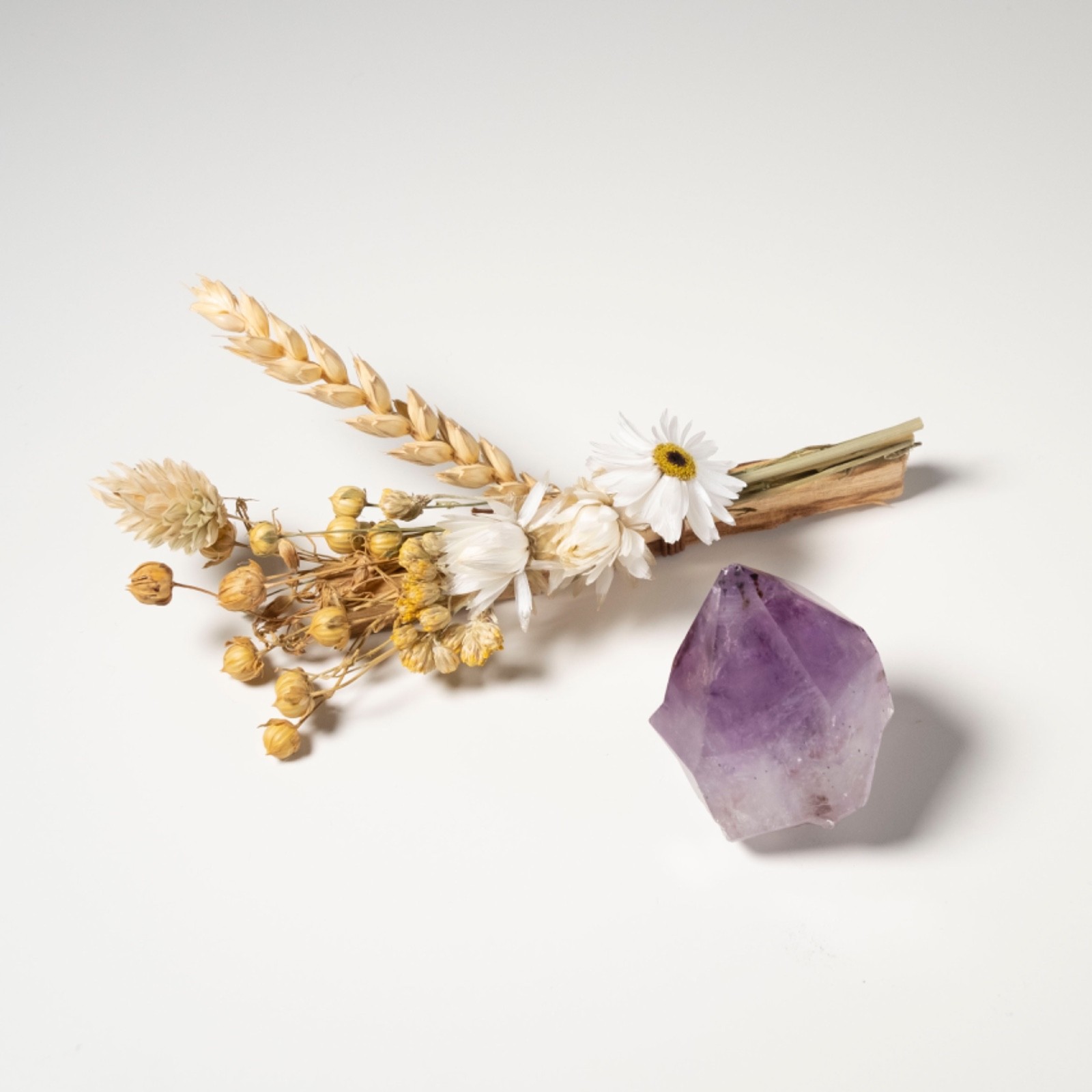 Amethyst Crystal Point 5 pcs, Natural Assorted scrying Stone (30-50g, 4-4.5cm)