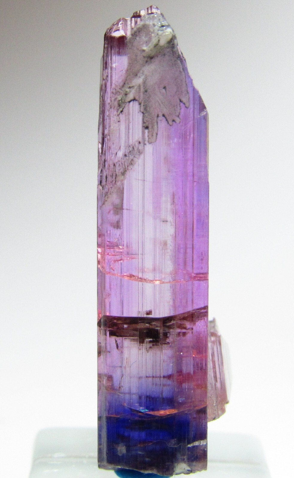 EXTRAORDINARY ELONGATED UNIQUE FINE GEM PINK TANZANITE CRYSTAL!!! TANZANIA