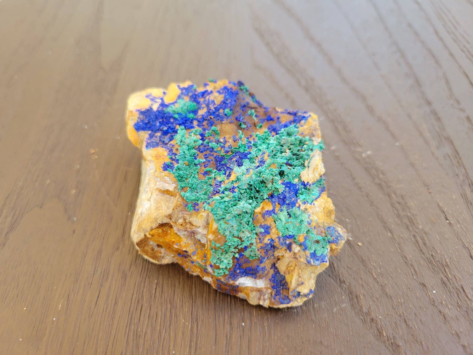 180g Natural Malachite Azurite Crystal Cluster Mineral Specimen