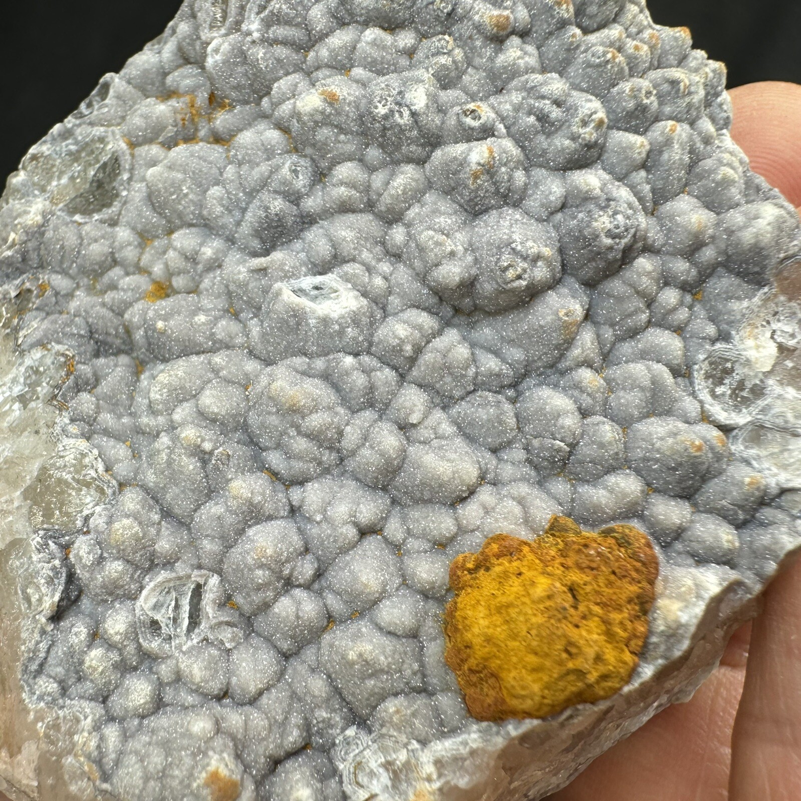 Lot of 5 Quartz Crystal Druse Clusters on Lace Agate | Missouri