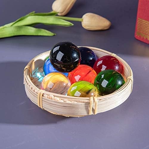 LONGWIN 8pcs Multicolor 40mm(1.6inch) Crystal Solid Ball Glass Sphere Gemston…