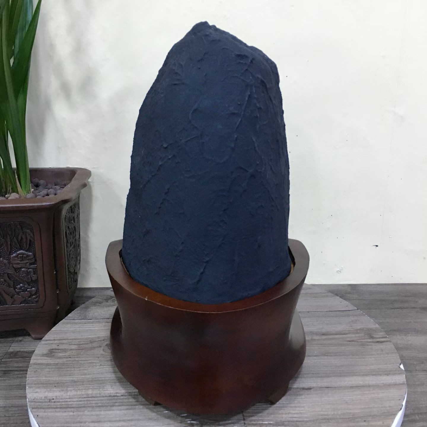 21.1LB Top Natural Amethyst Geode Quartz Cathedral Healing Decor +Stand
