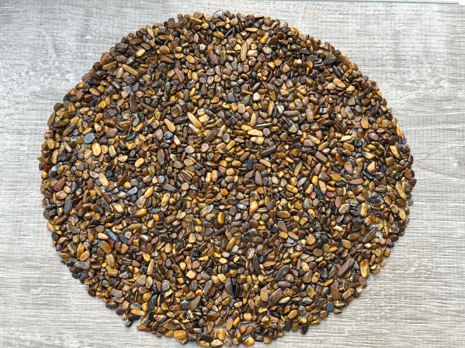 Grade A++ Tiger Eye Semi Tumbled Gemstone Mini Chip 2-5 mm, Wholesale Bulk Lot